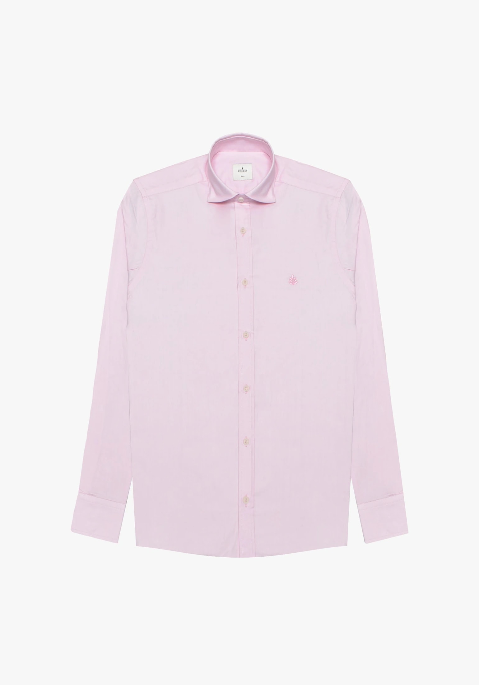 Camisa Whitman Rosada Cuello Francés - imagen 1