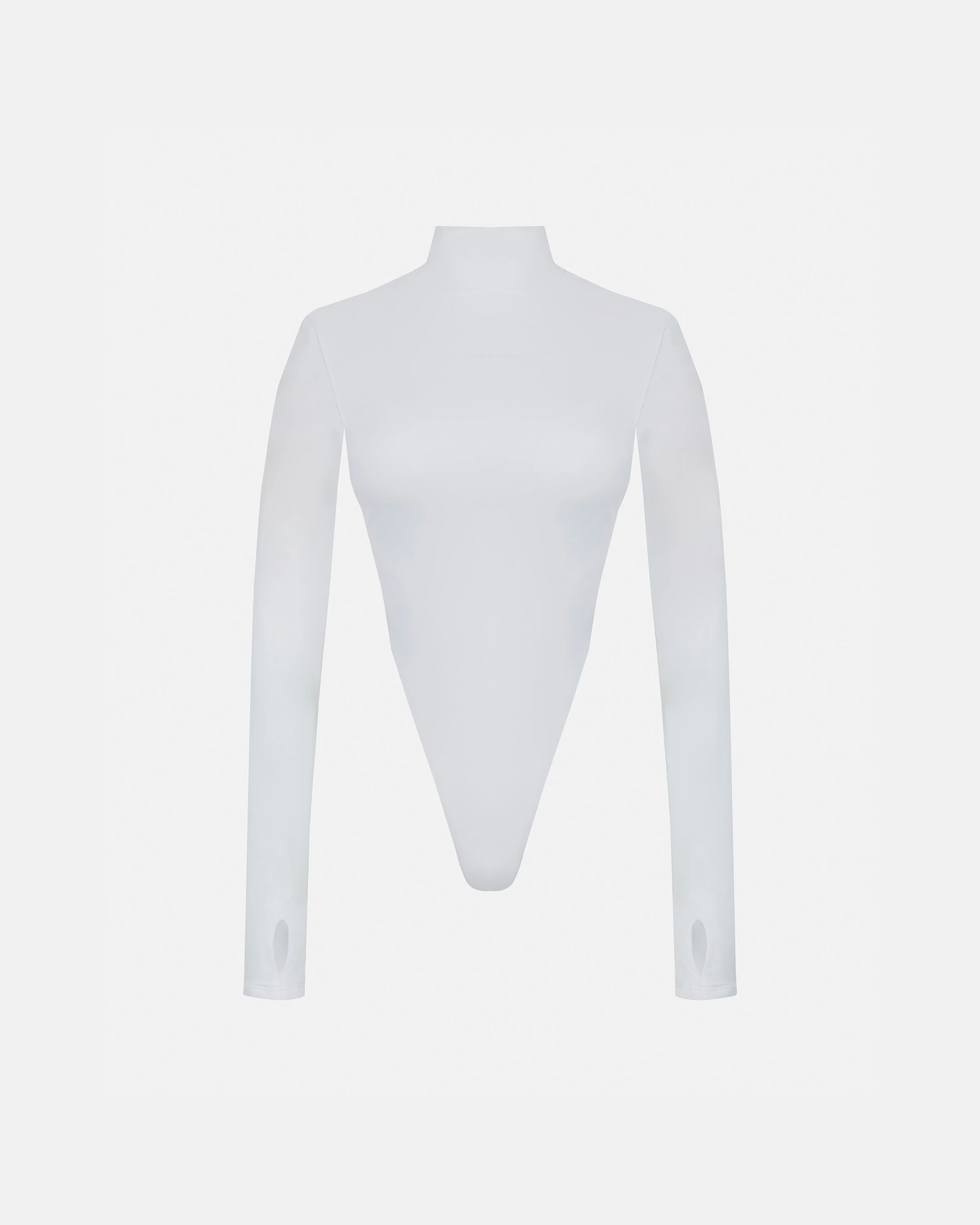 Basics Turtleneck Backless Body White - imagen 1