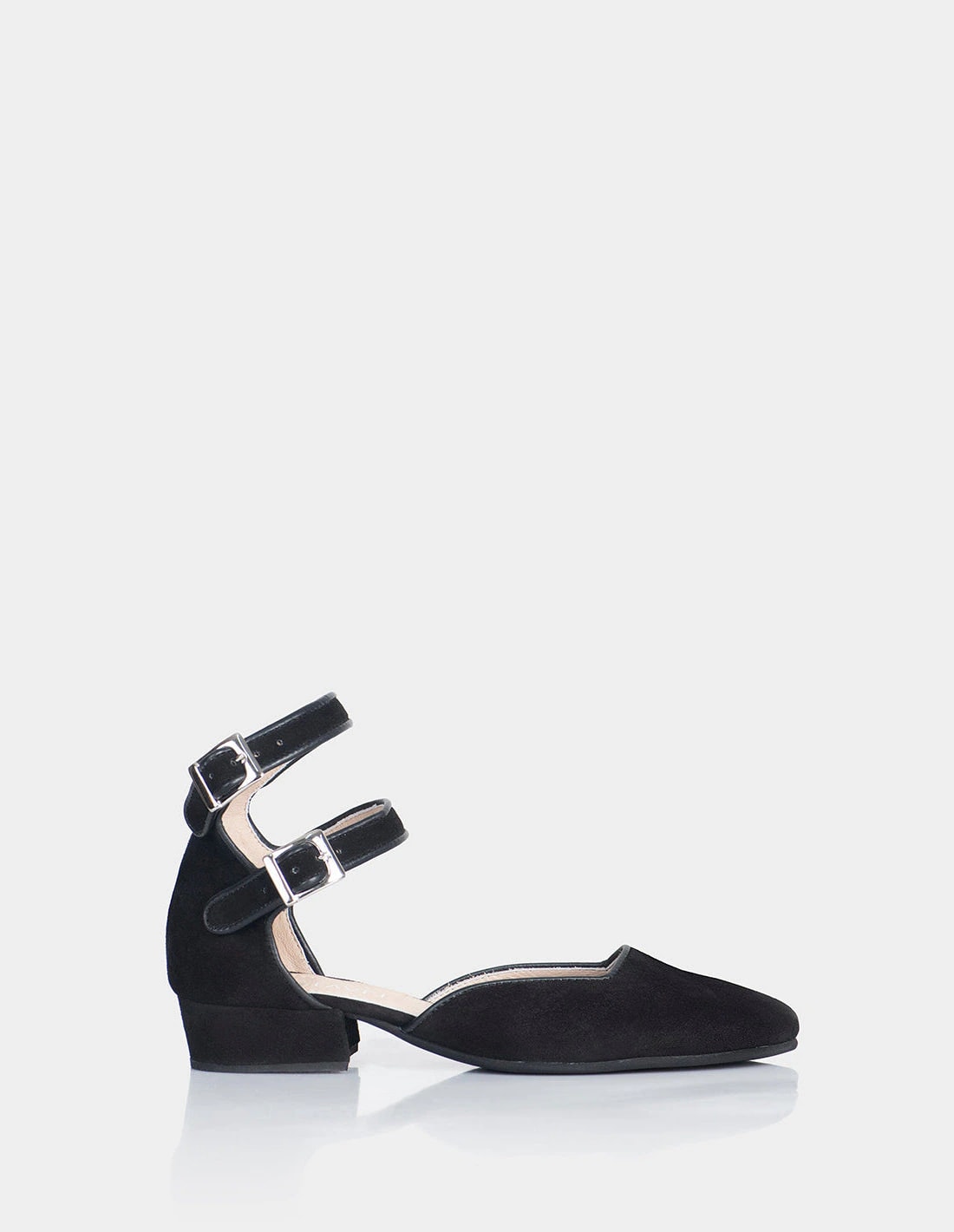 Zapato Aspen Ante Negro - imagen 1
