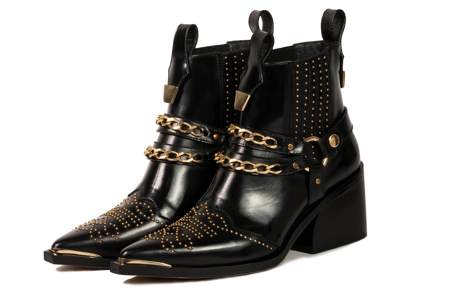 TEXAS SHOELLERY BLACK X GOLD - imagen 1