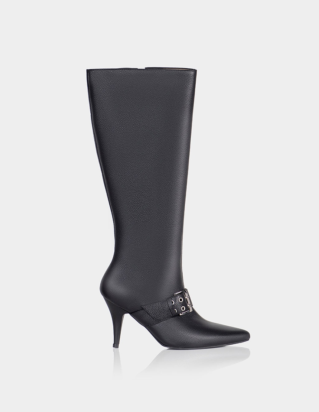 Bota Tiara Cuero Negro - imagen 1