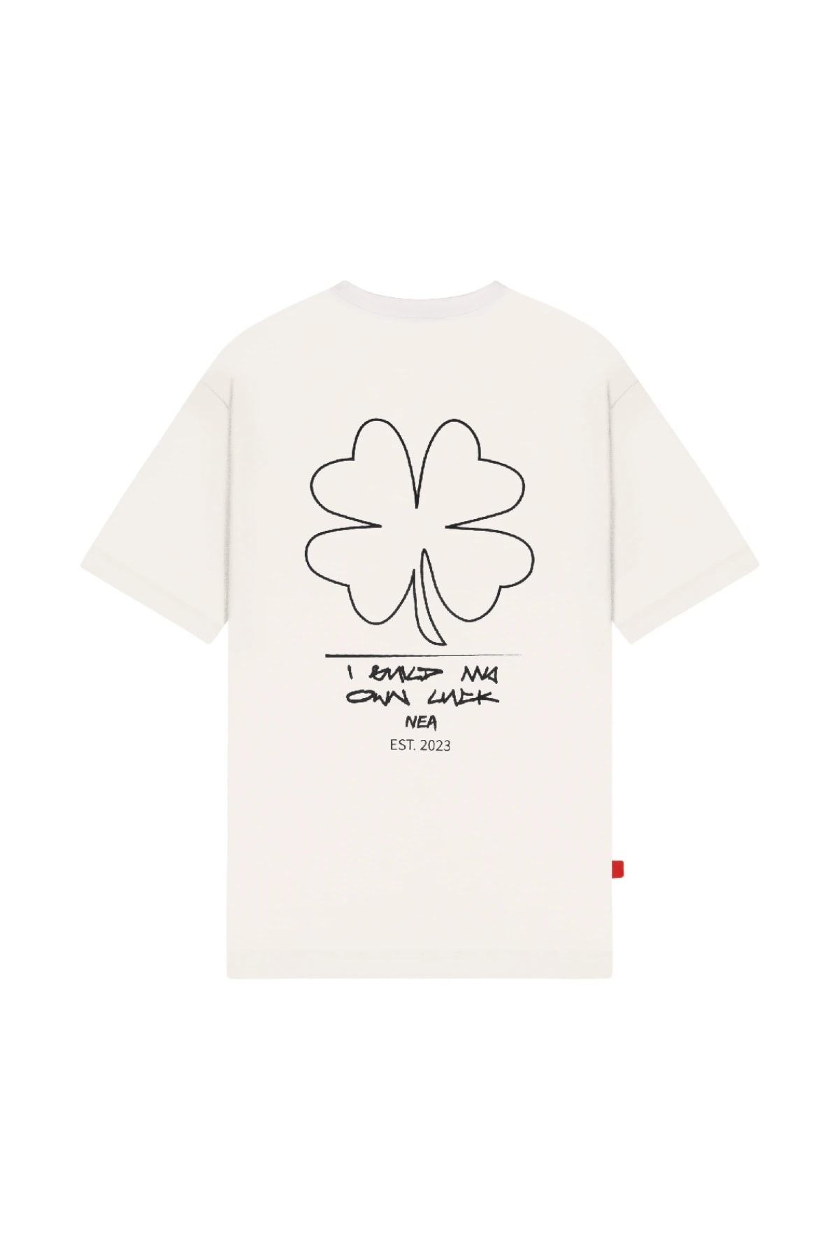 CAMISETA OVERSIZE FAITH MARFIL NEA - imagen 1