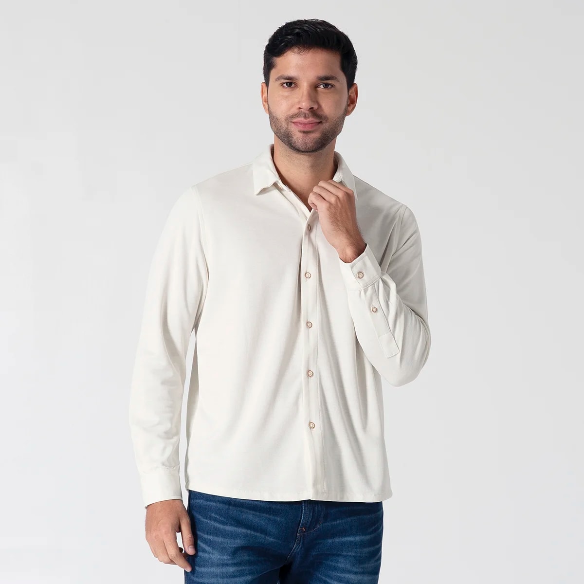 Camisa Slim Casual Fire - imagen 1