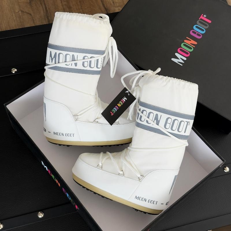 BOTAS MOONBOOT MARFIL - imagen 1