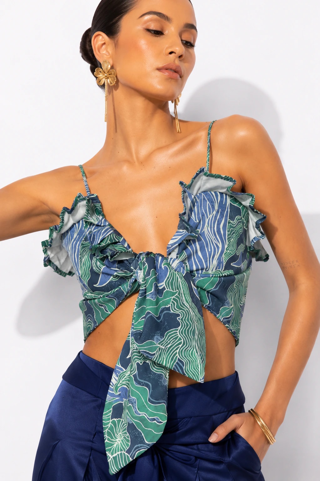 Top Farid Estampado Ballenas - imagen 1