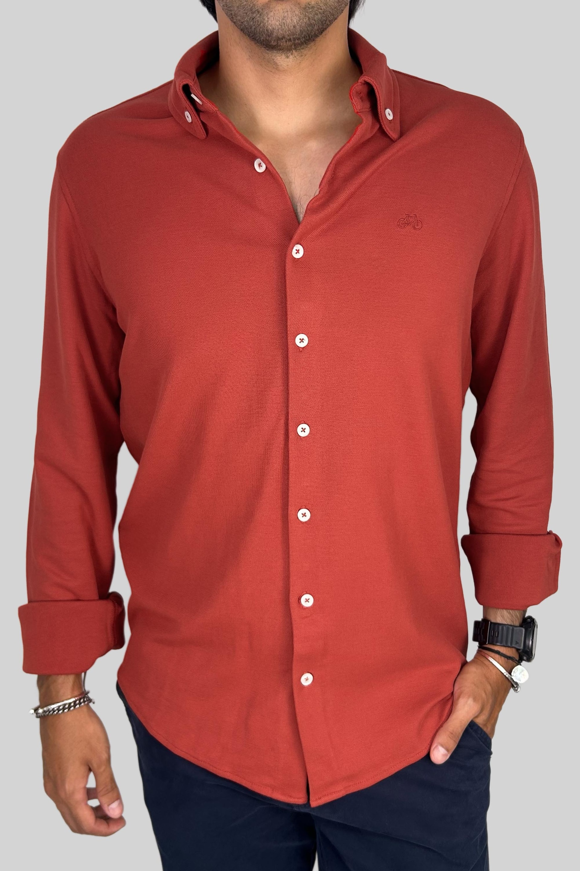 CAMISA PIQUE BRICK - imagen 1