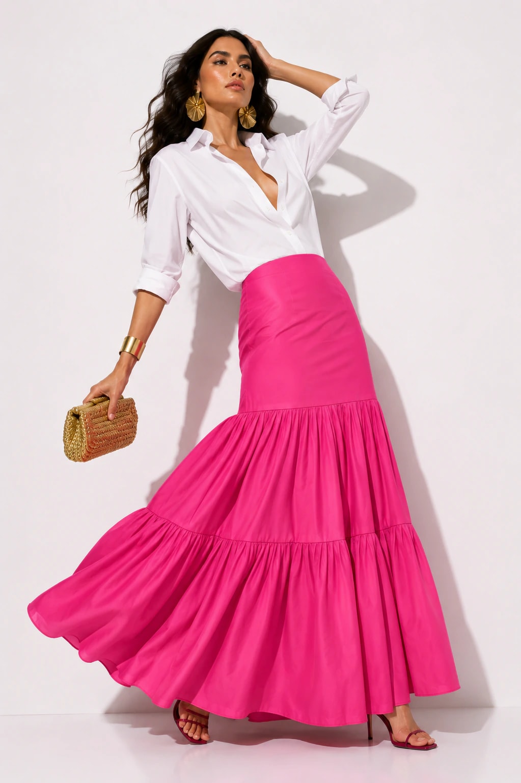 Falda Sashico Fucsia - imagen 1