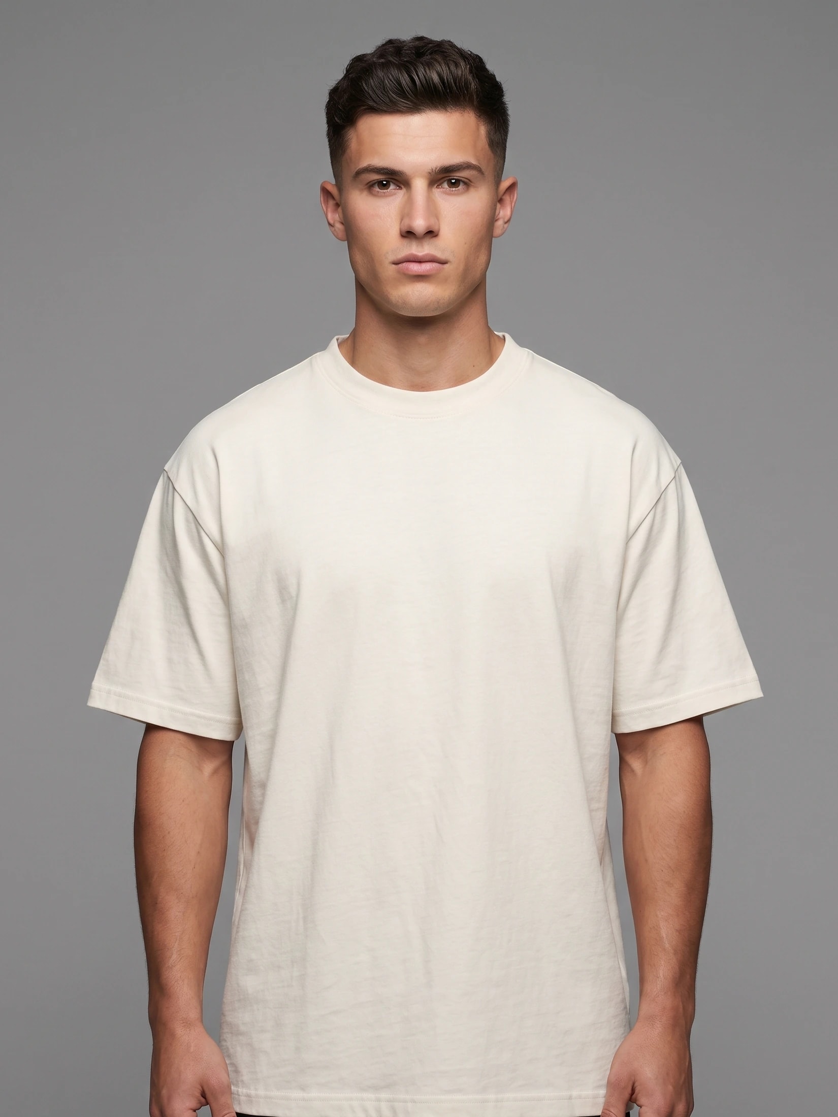 Camiseta Fist Basica Veta Blanco Hueso - imagen 1
