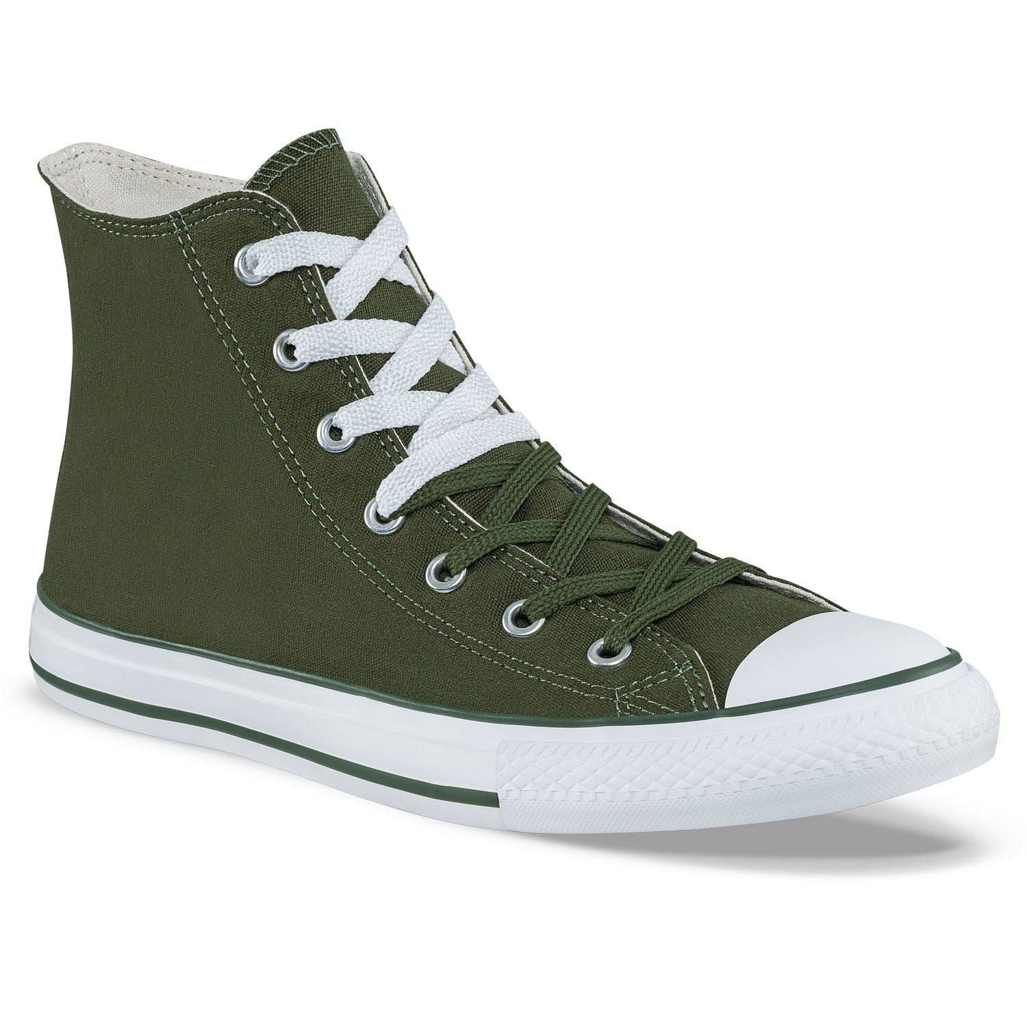 Botas Casuales Discovery Alto Verde Oliva Croydon Unisex - imagen 1