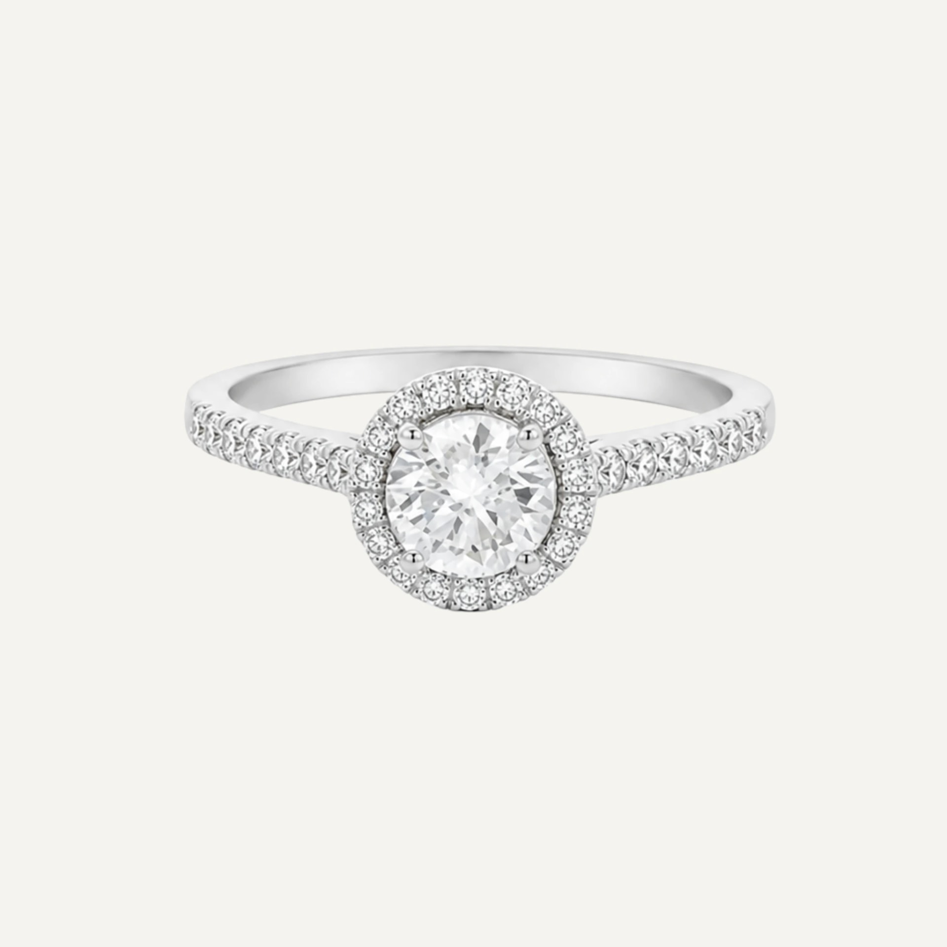 Anillo Halo engagement ring - imagen 1