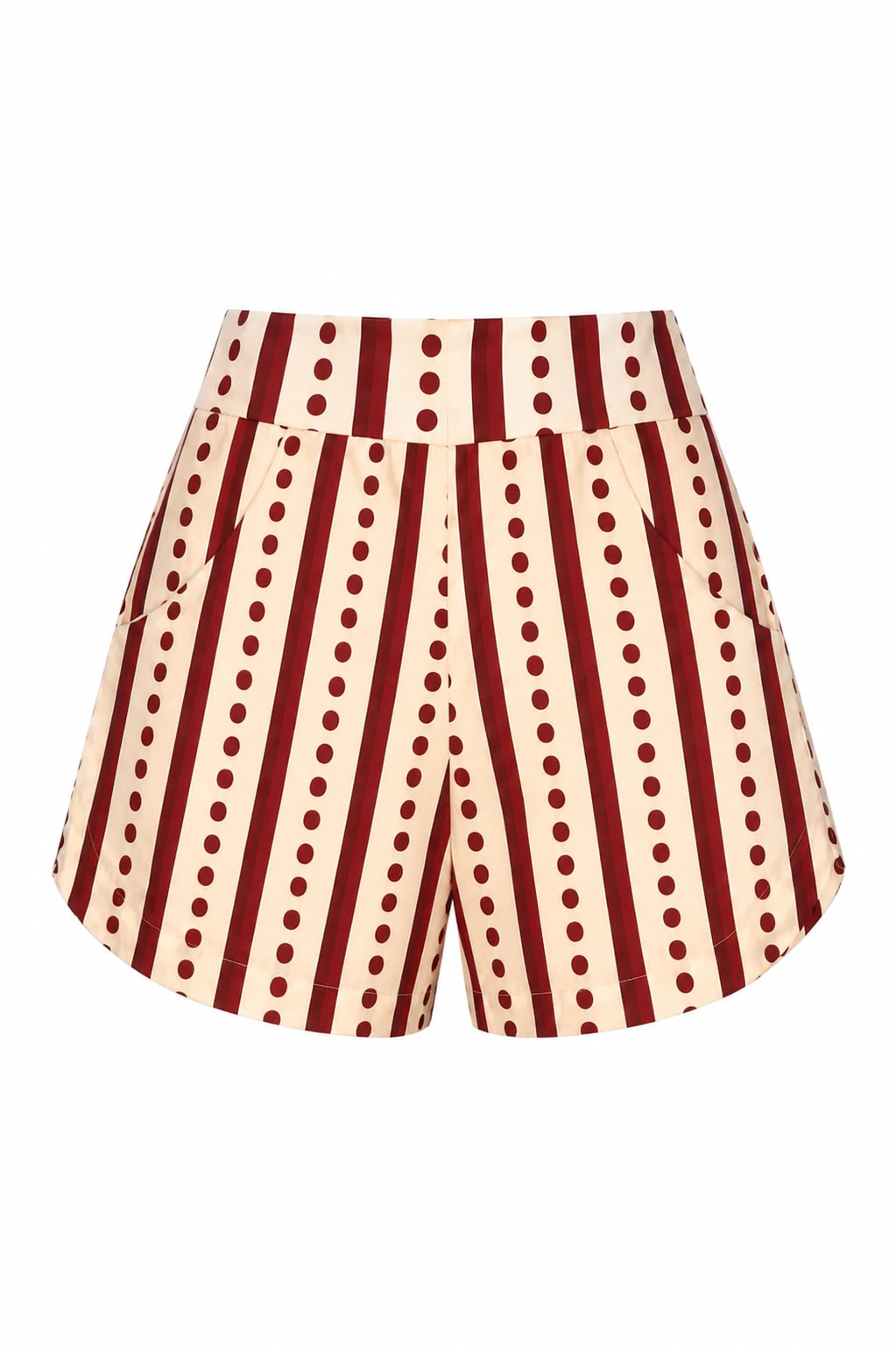 Tomaso Linen Short / Red Stripes - imagen 1