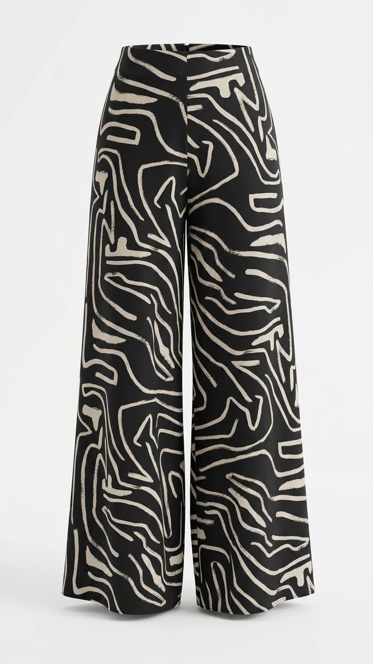 PARADIGMA PANTS PRINT BLACK - imagen 1