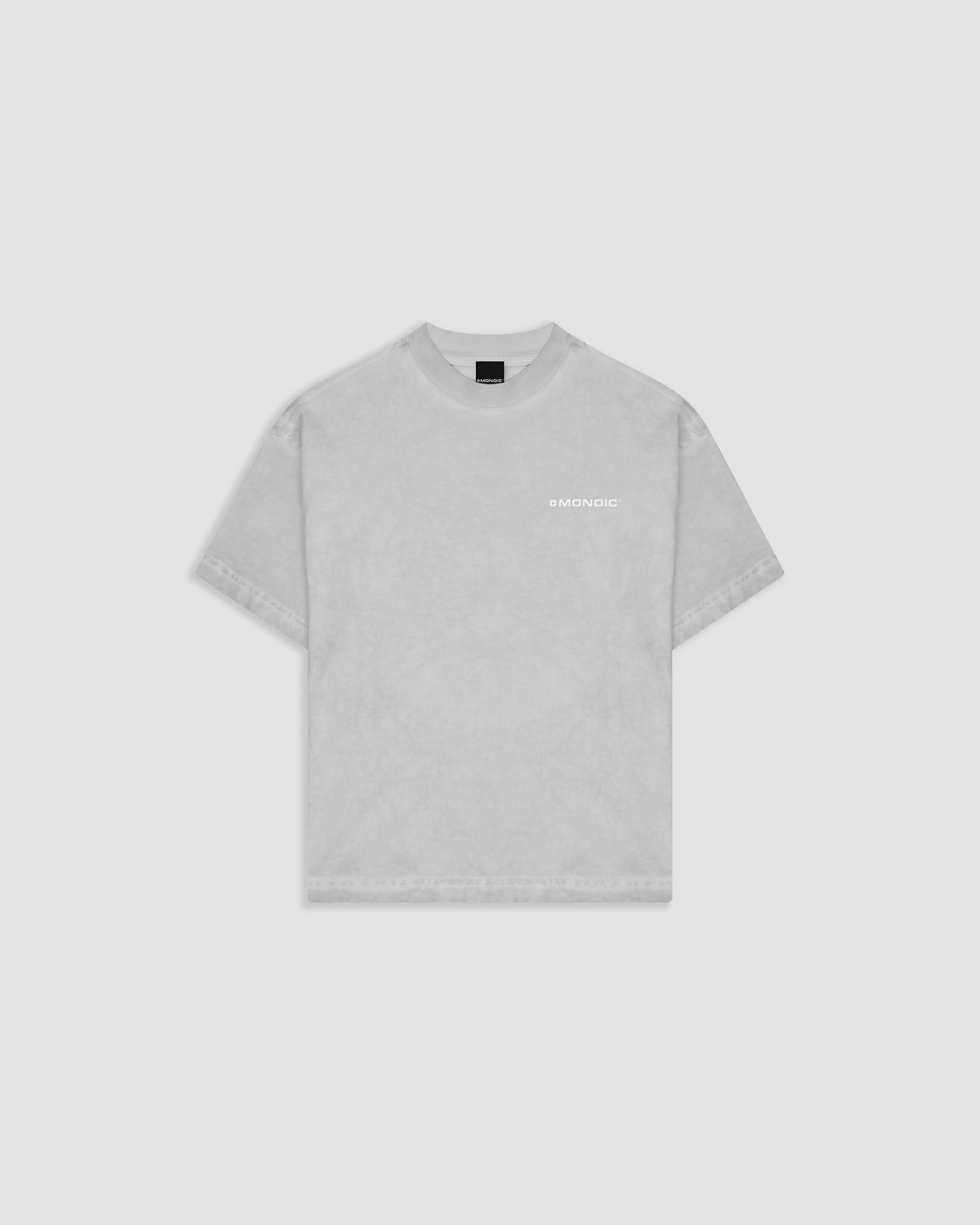 Camiseta Boxy Fit Básica V2 - Gris Desgastado - imagen 1