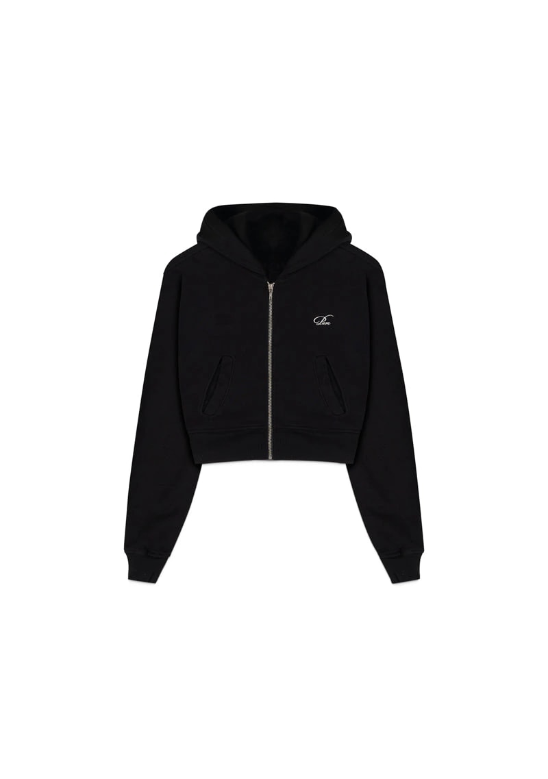 knockout woman black hoodie - imagen 1