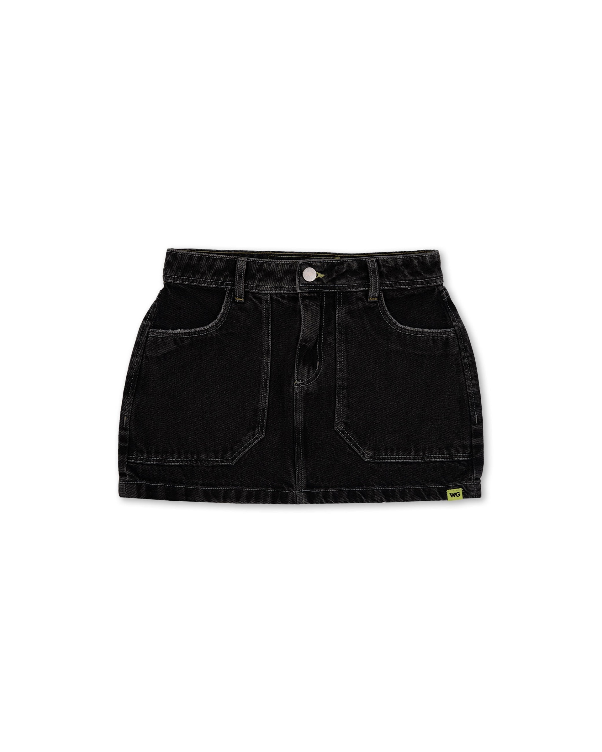 FALDA MINI SKIRT NEGRO - imagen 1