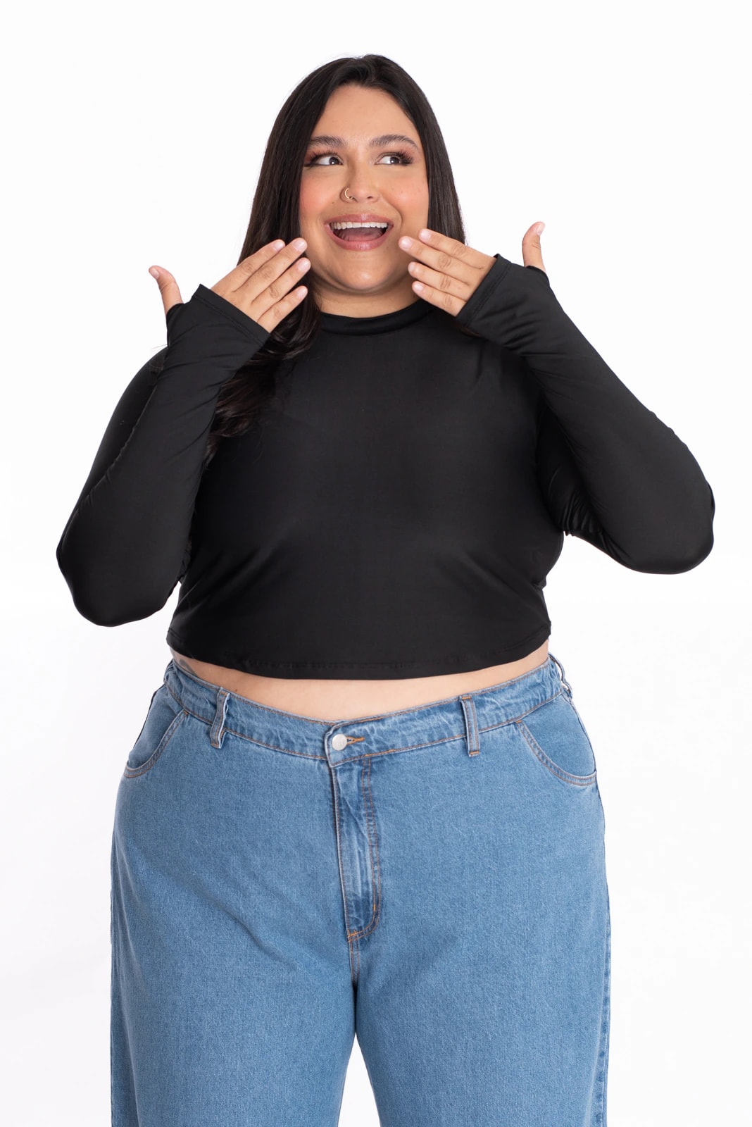 Crop Top City Negro - imagen 1