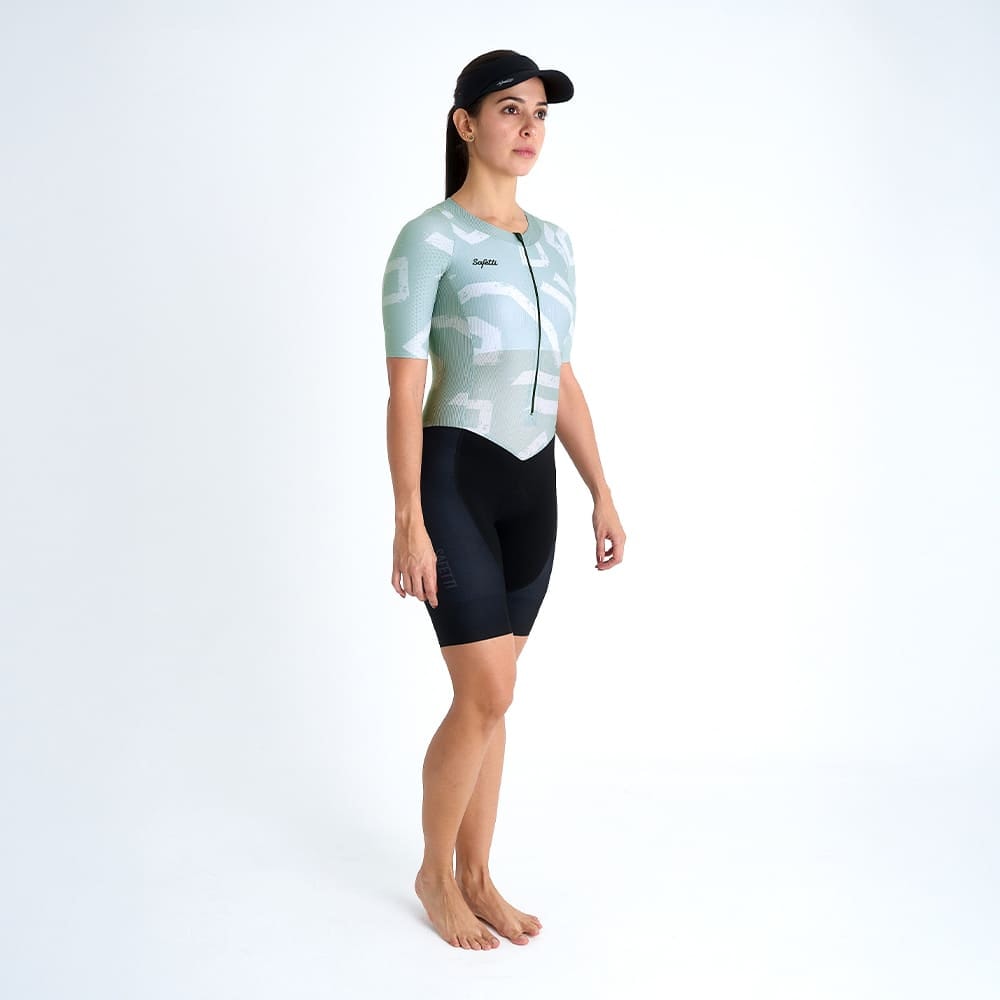 ENTERIZO MANGA CORTA TRIATLON ENGRAVED PARA MUJER - imagen 1