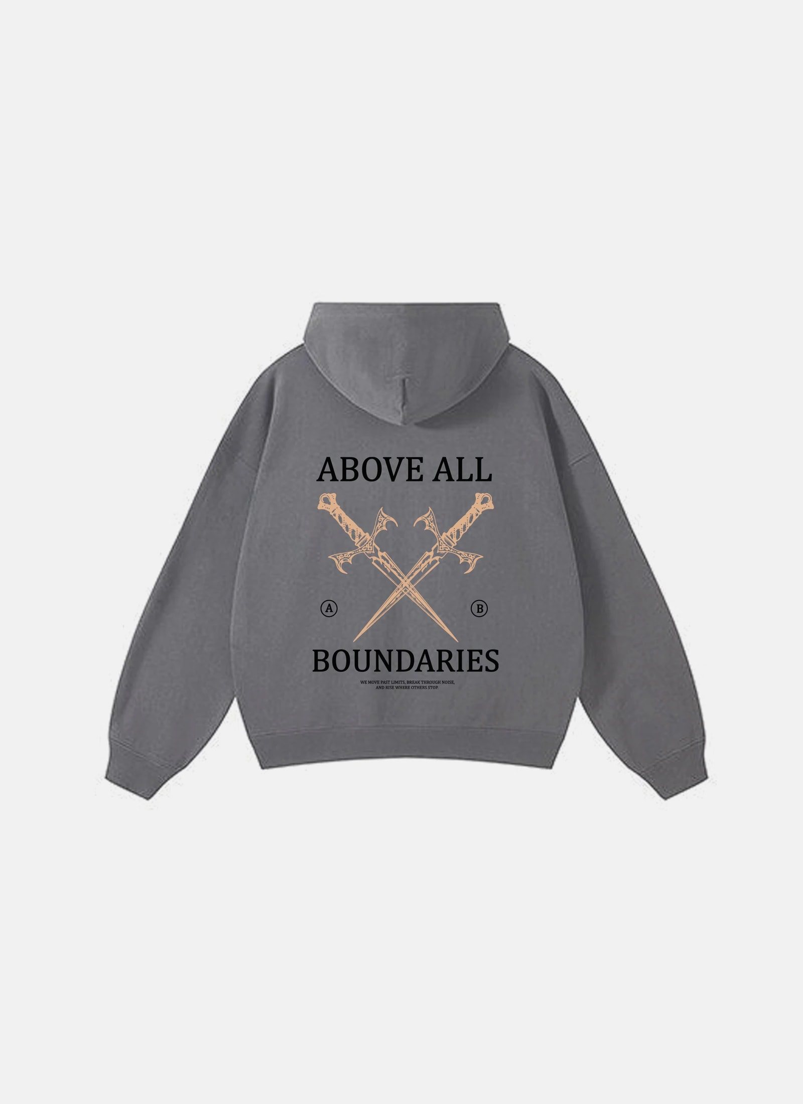 Boundaries Hoodie Grey - imagen 1