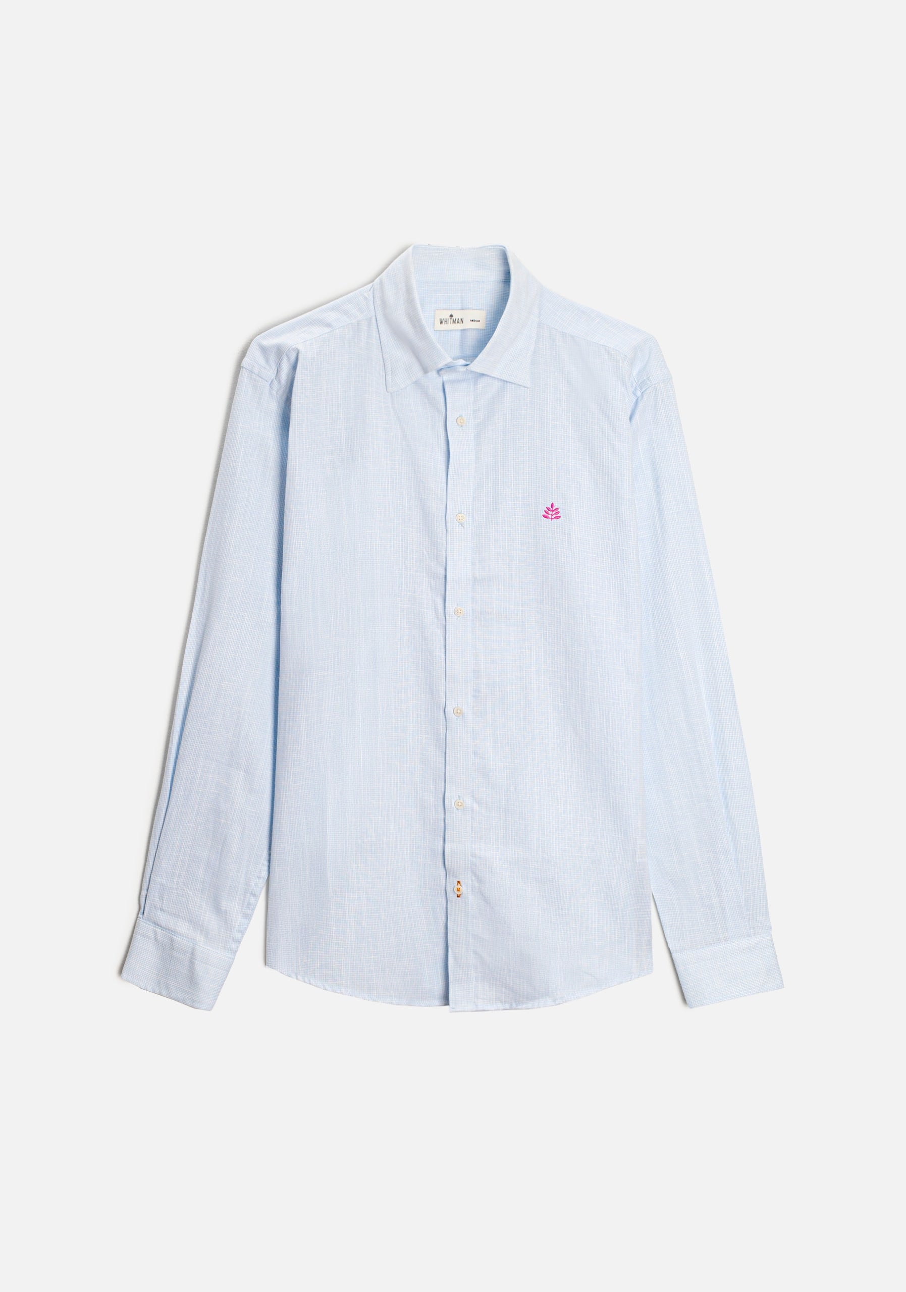 Camisa H CI Cuadros L-Fuc Azul Claro - imagen 1