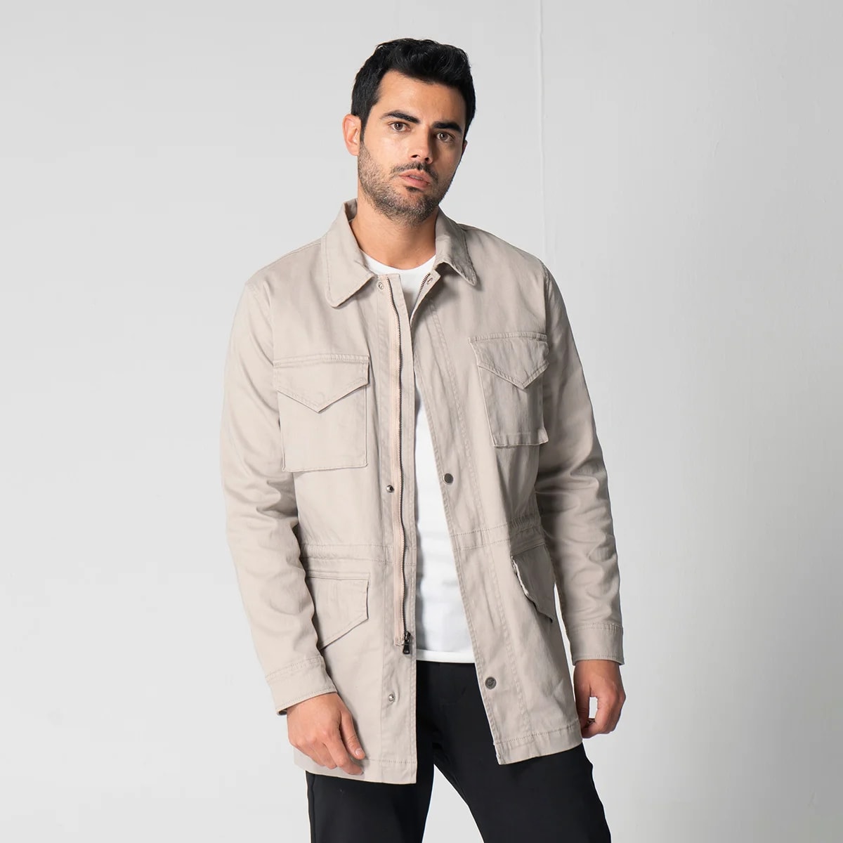 Chaqueta Parka Dril Regular Ryan - imagen 1