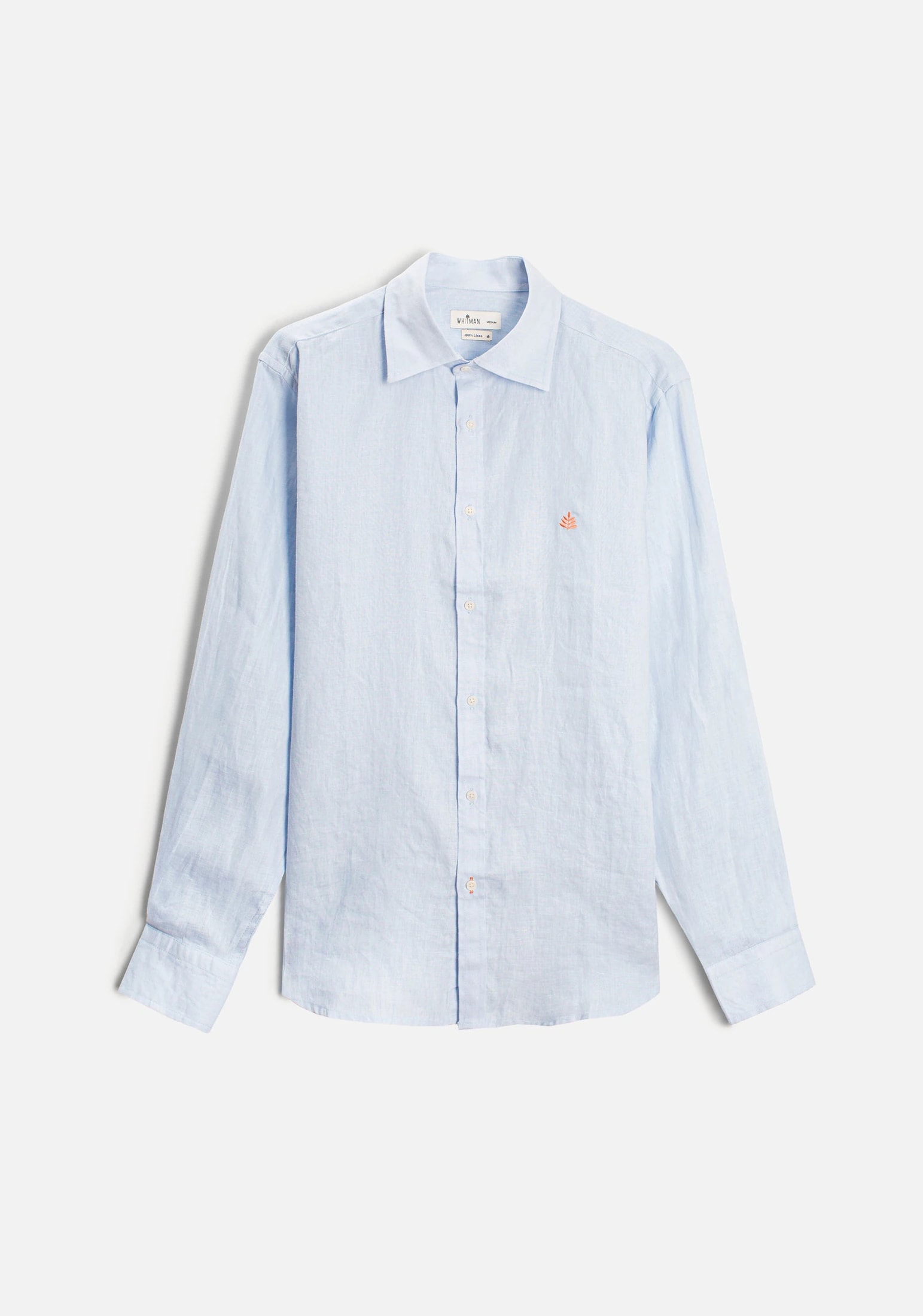Camisa H CI Lino L-Sal Azul Claro - imagen 1