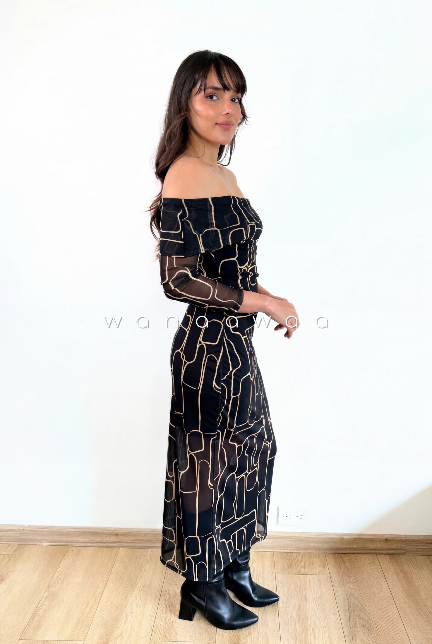 VESTIDO DILAY CÚBICO - imagen 1
