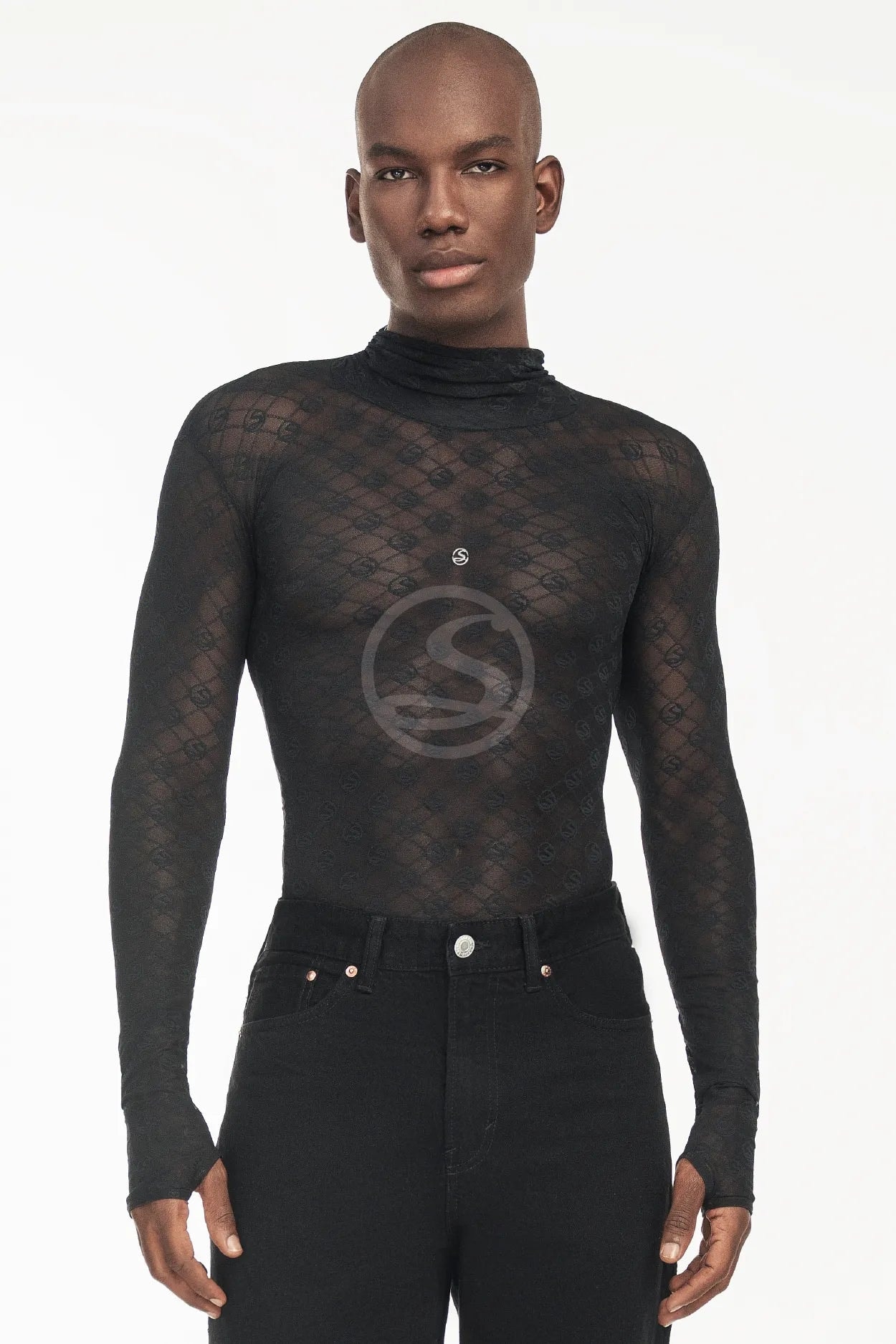 Mesh Surnia Negro Santísimas Men Ref. S-641 - imagen 1