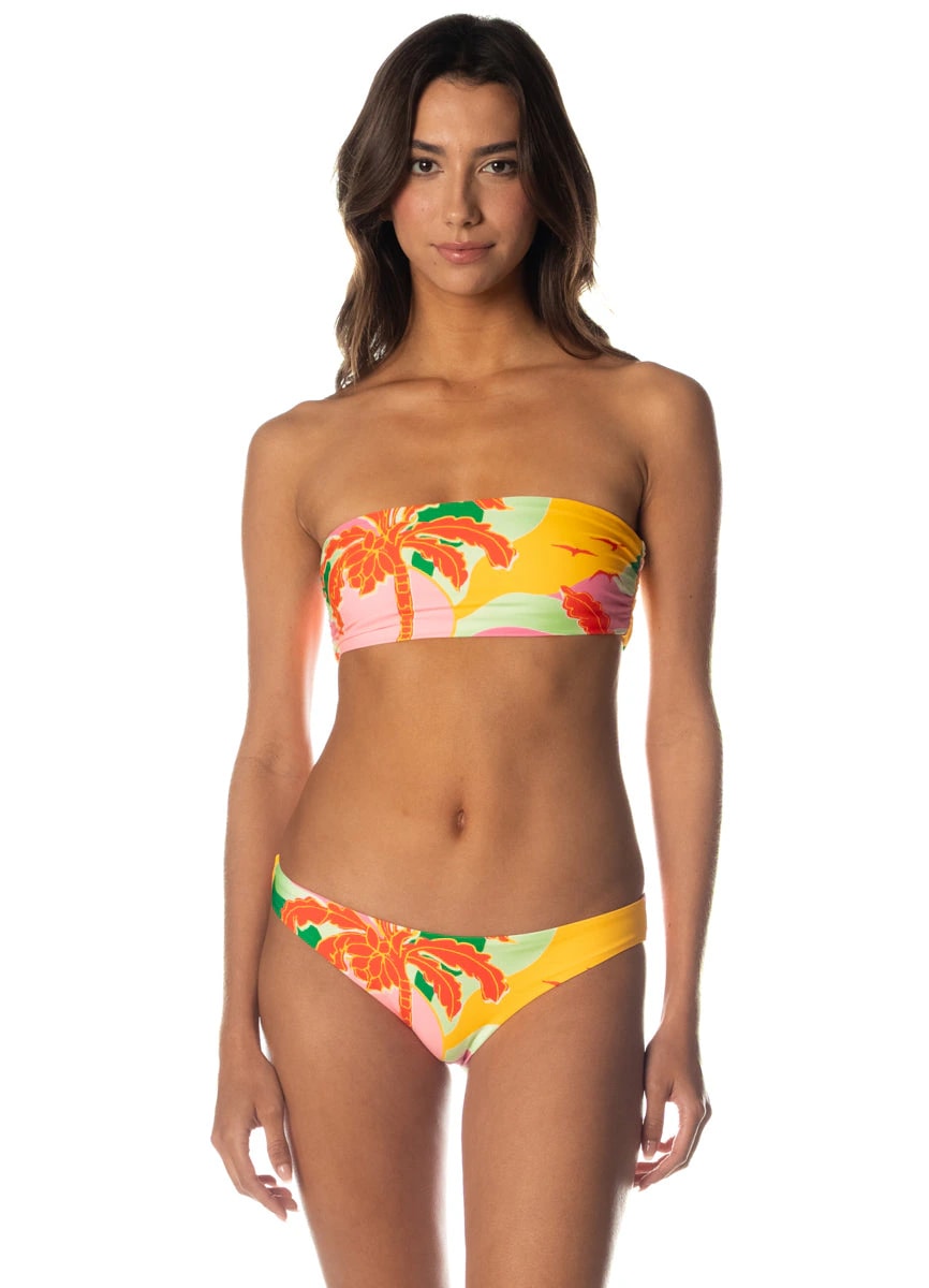 Maaji Tropical Breeze Tiffany Strapless Bandeau Bikini Top - imagen 1