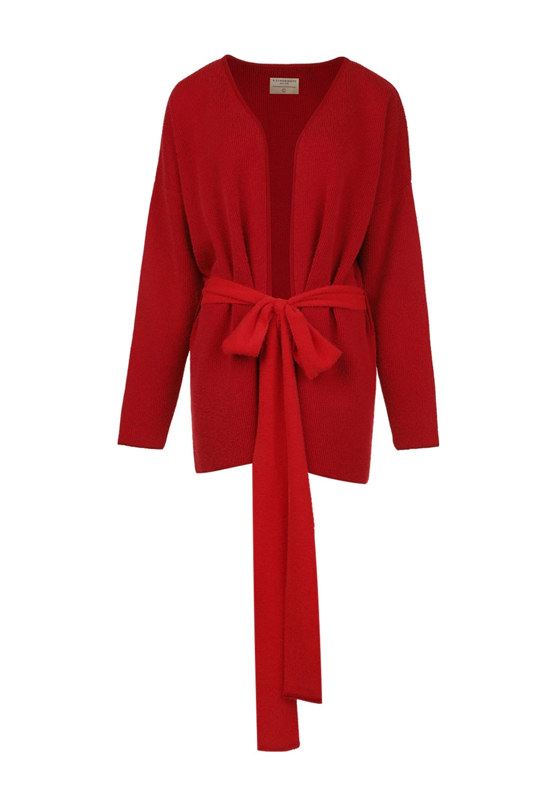 CHERRY FLUFFY KNIT CARDIGAN - imagen 1