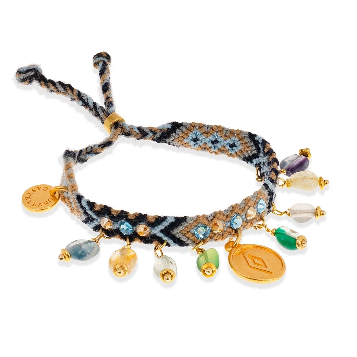 Kalepsu Wayuu bracelet - Blue Beach - imagen 1