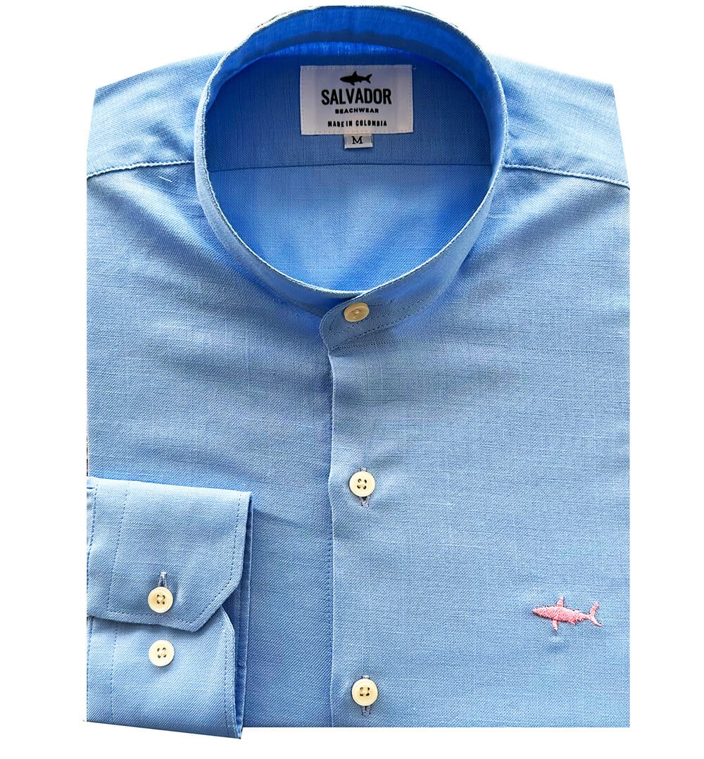 CAMISA NERU AZUL MEDIO - imagen 1