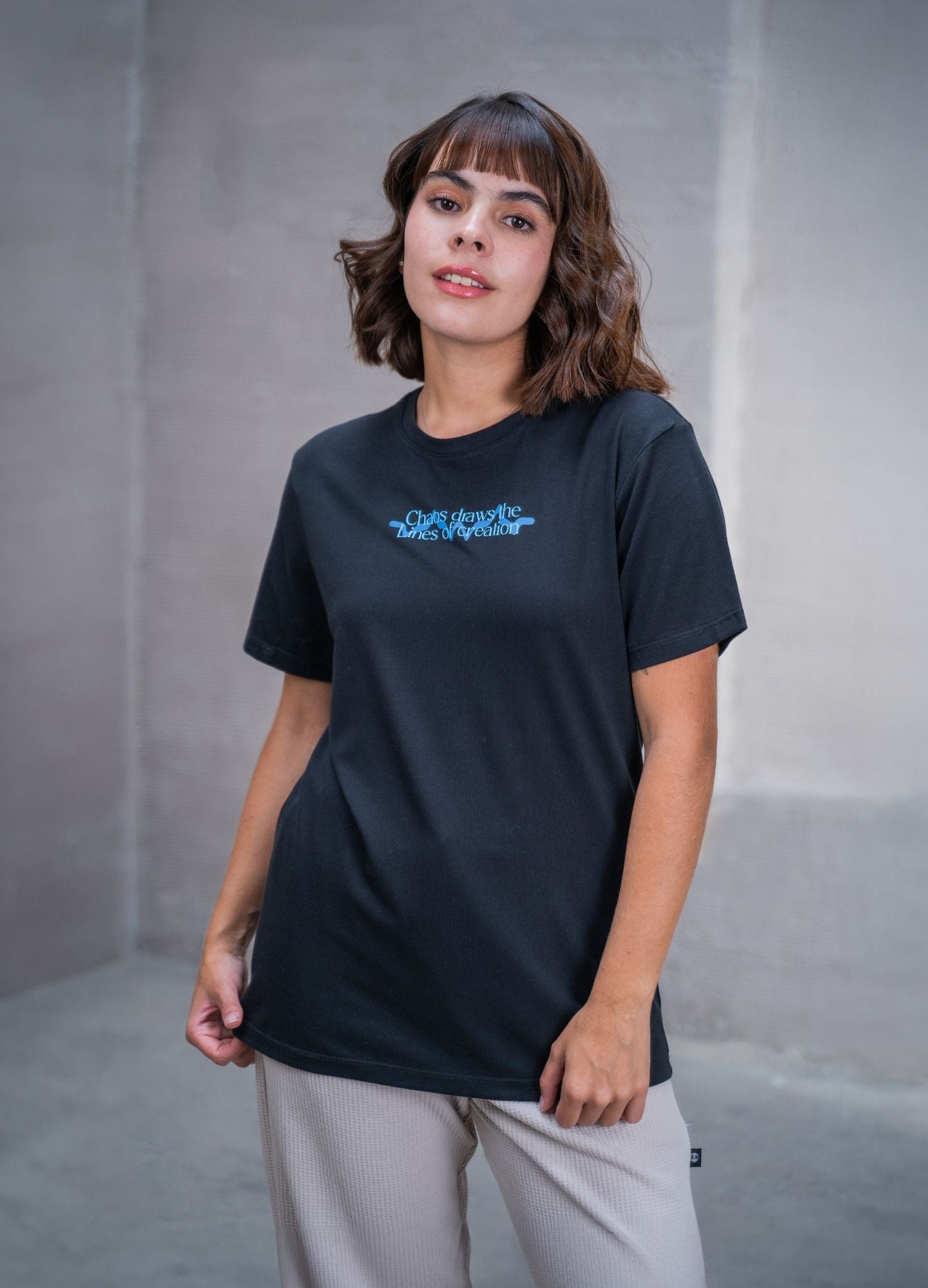 Camiseta Lines – Negro - imagen 1