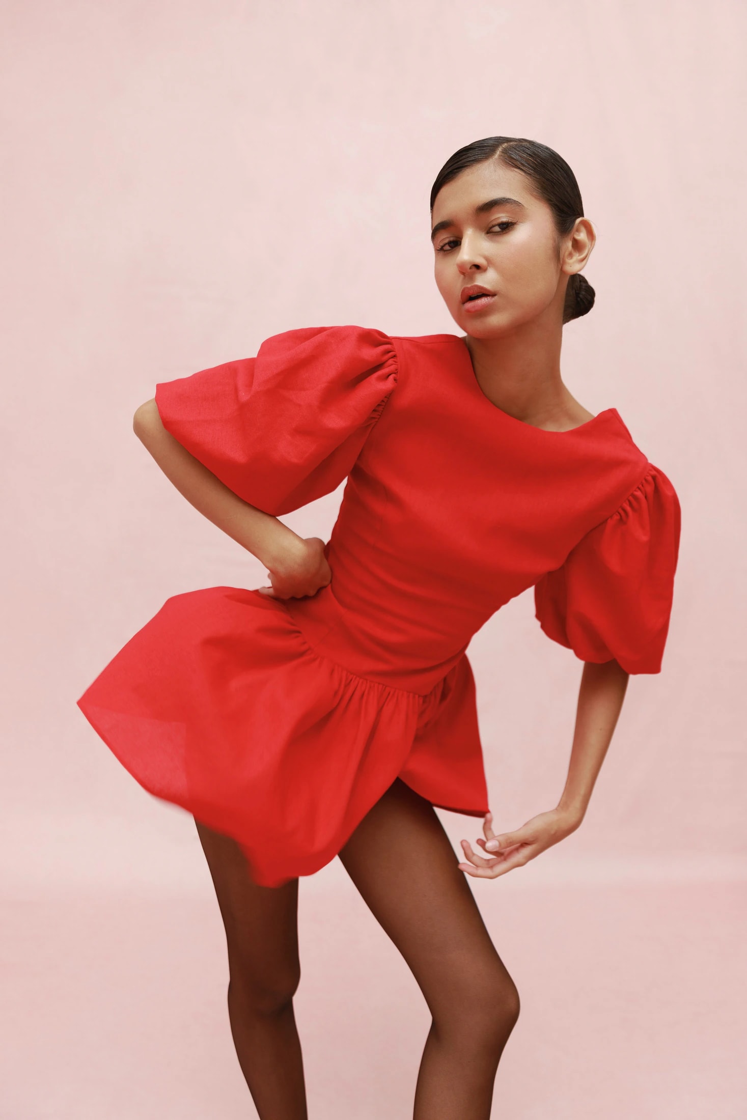 SONSOL DRESS (CHERRY) - imagen 1