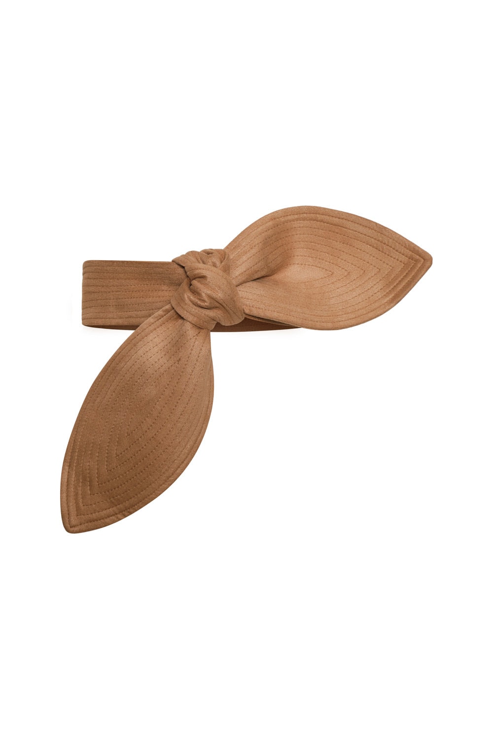 Cinturón gia taupe suede - imagen 1