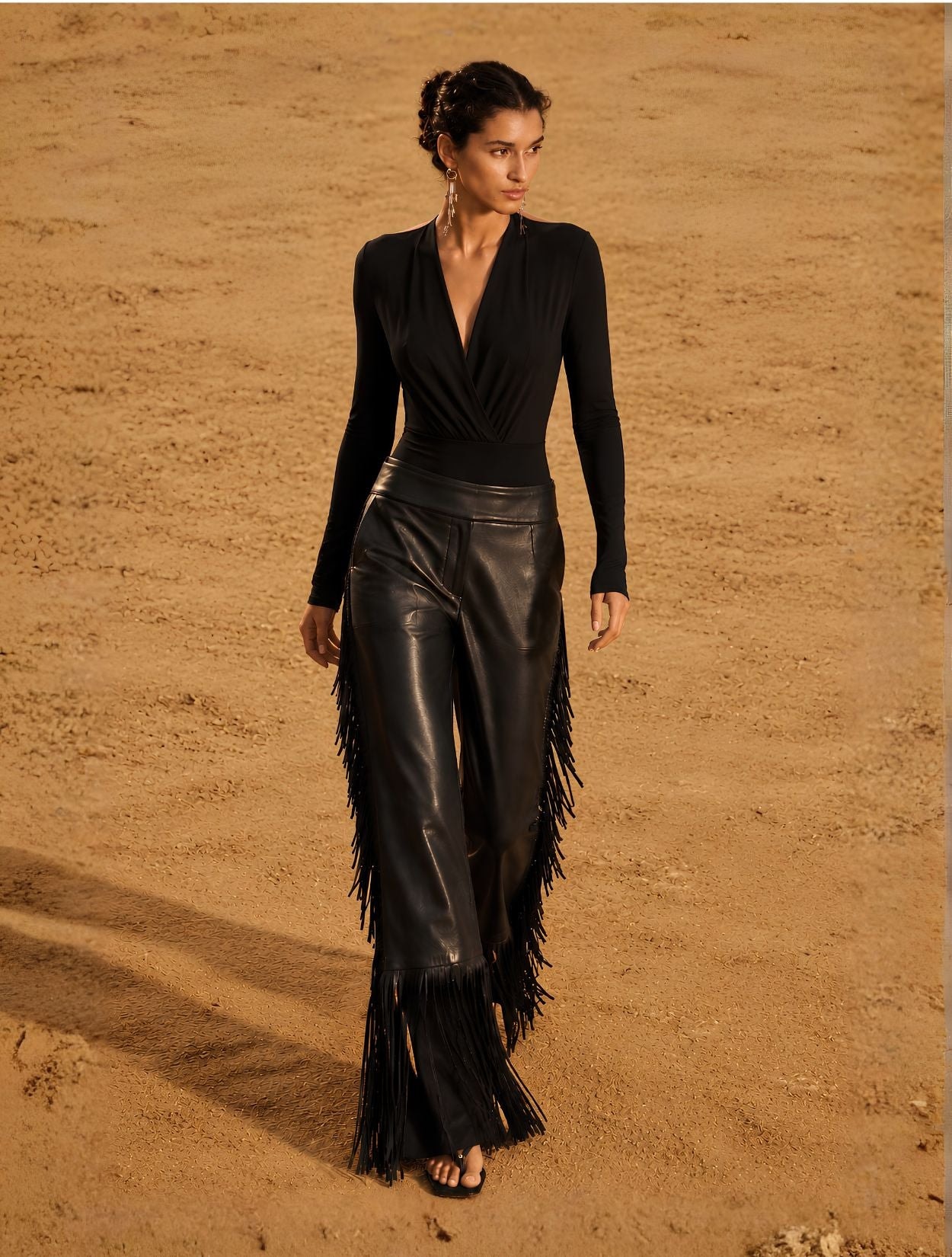 PANTALÓN CULOTTE FLECOS - imagen 1