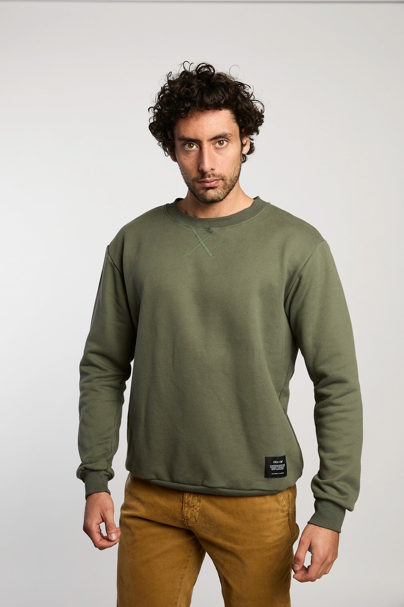 Saco cuello redondo verde - imagen 1