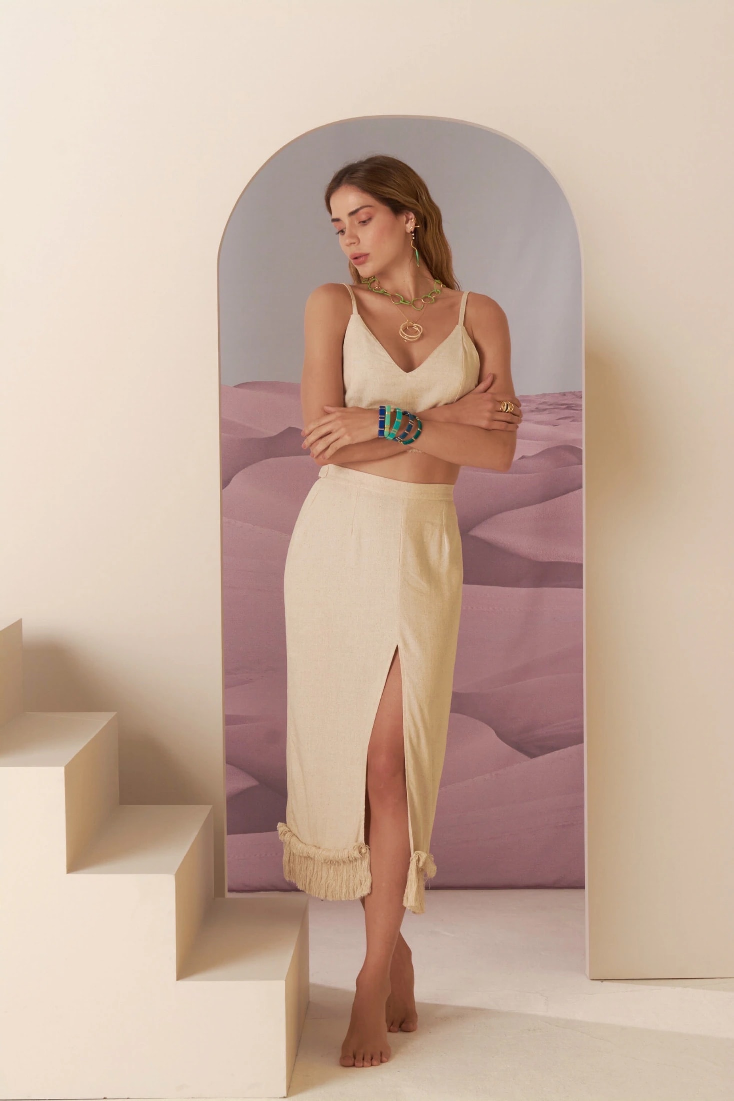 Malik Skirt Midi - imagen 1