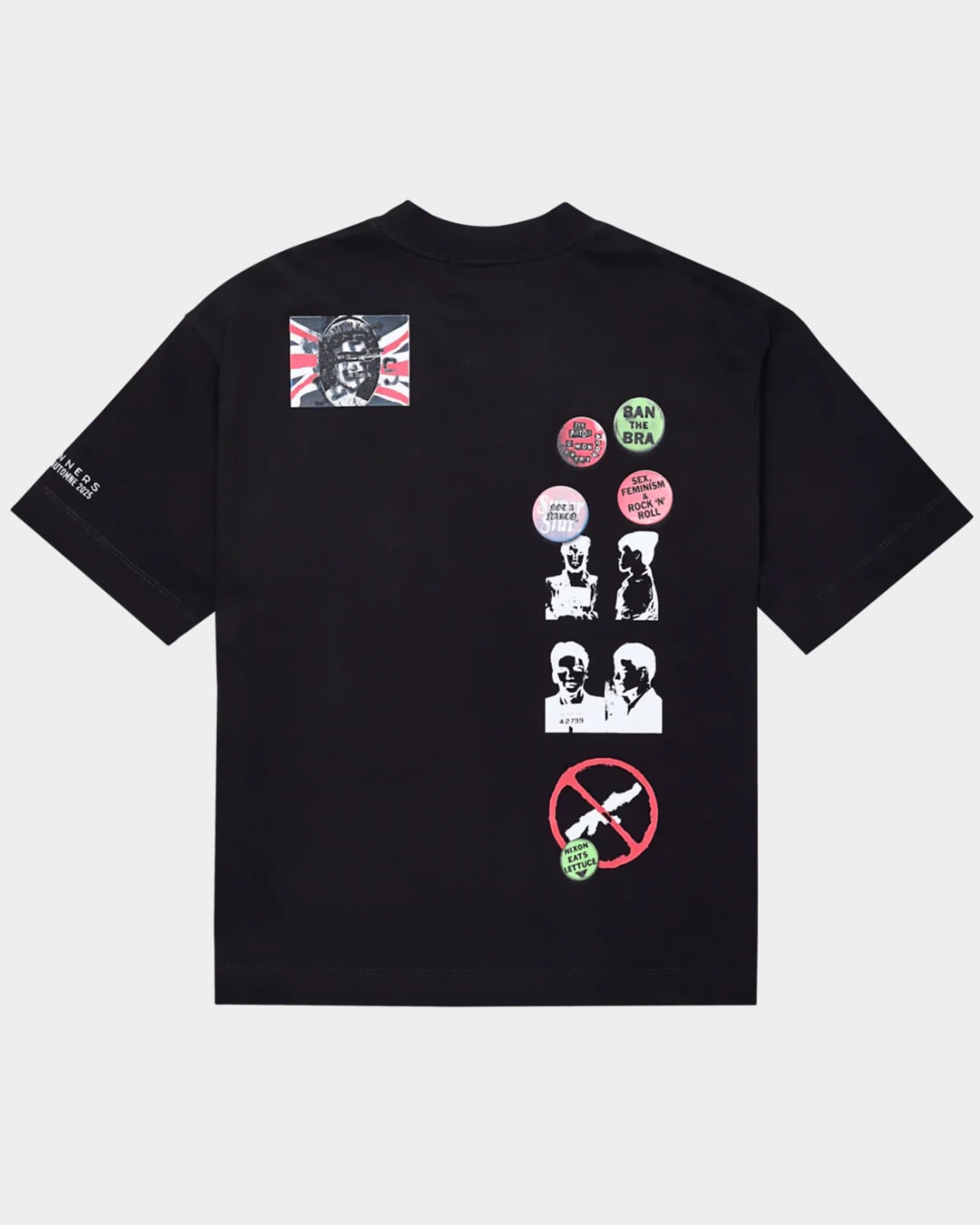 STAMPS BLACK T-SHIRT - imagen 1
