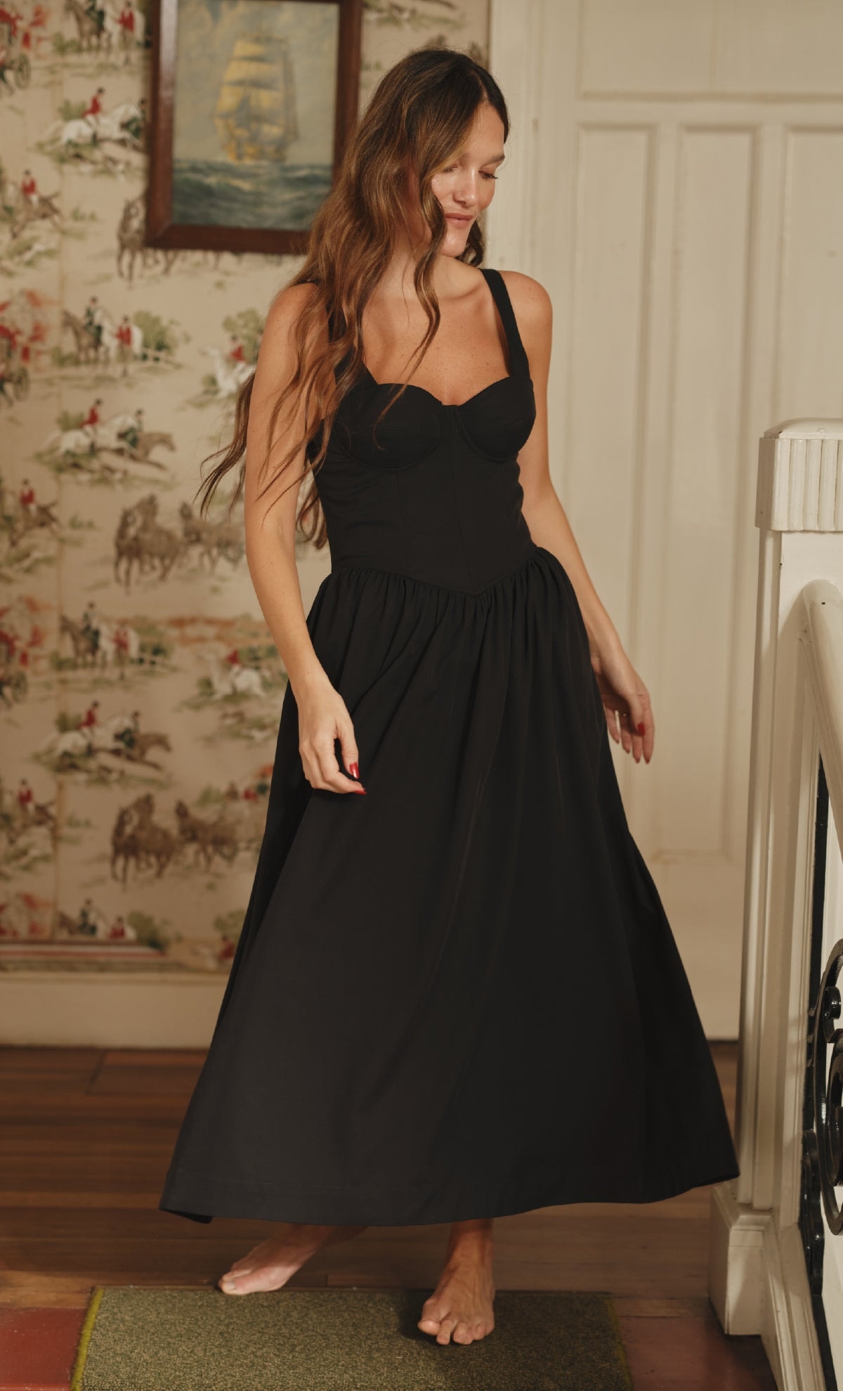Vestido largo Martina Black - imagen 1