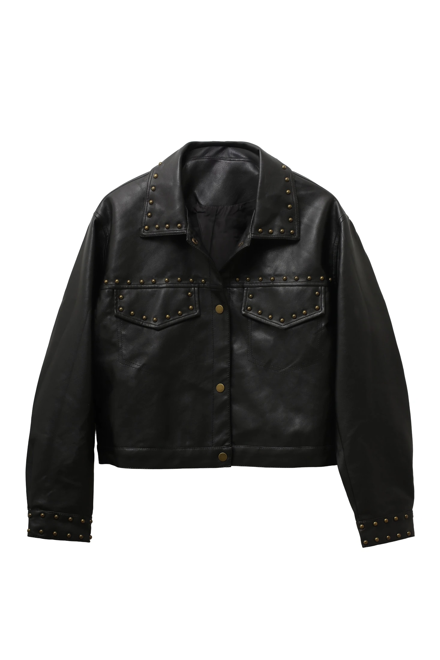 OCRE LEATHER JACKET - imagen 1