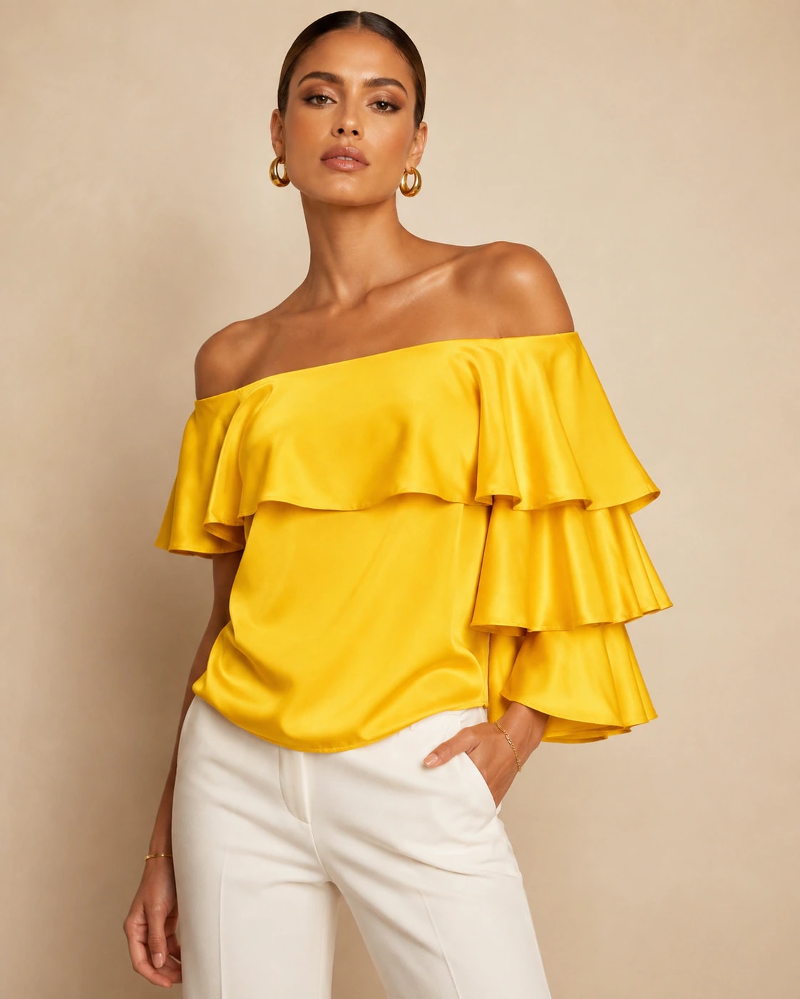 Blusa Kelina Amarilla - imagen 1