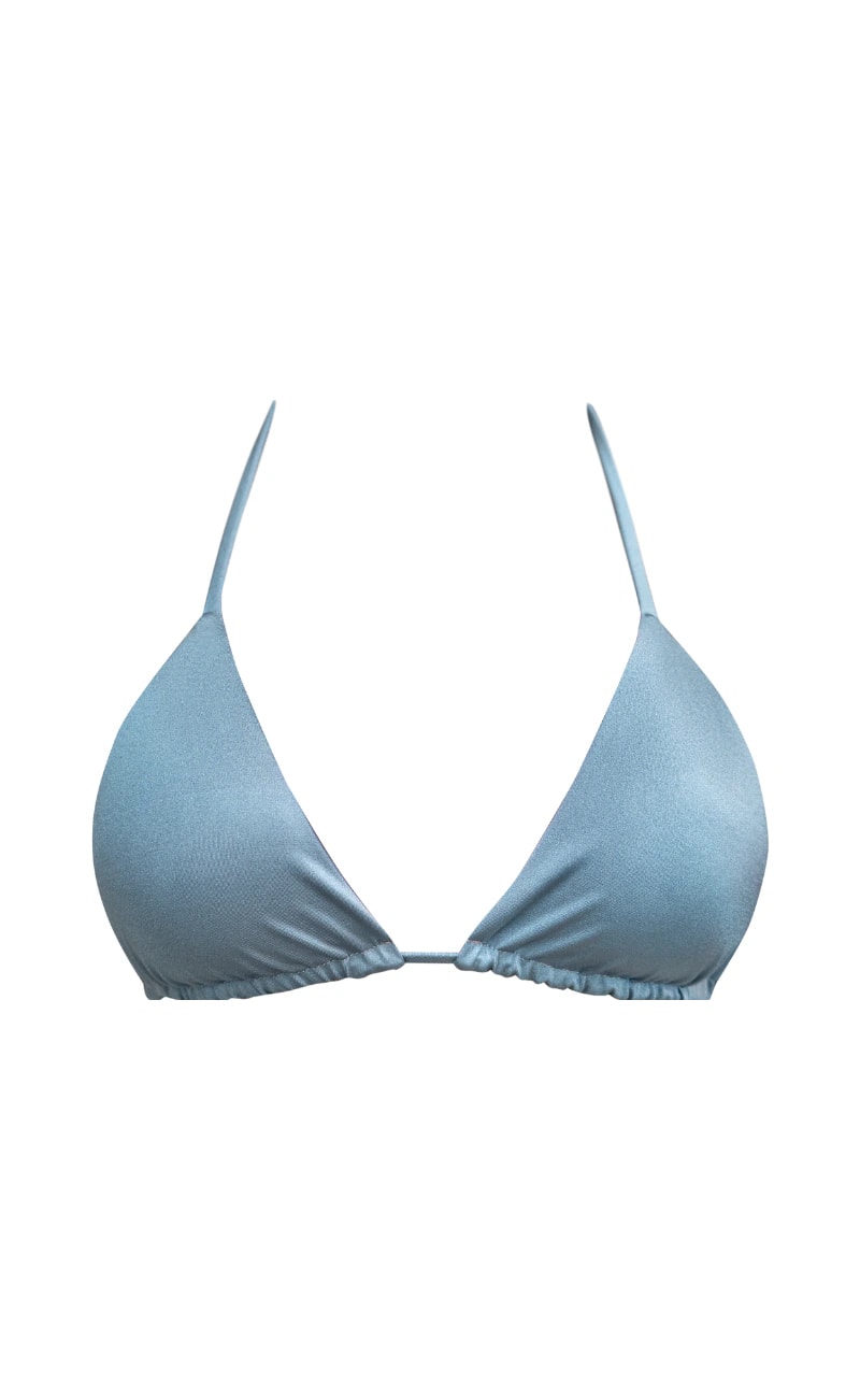 TOP BIKINI TRIANGULO ANDREA GRIS - imagen 1
