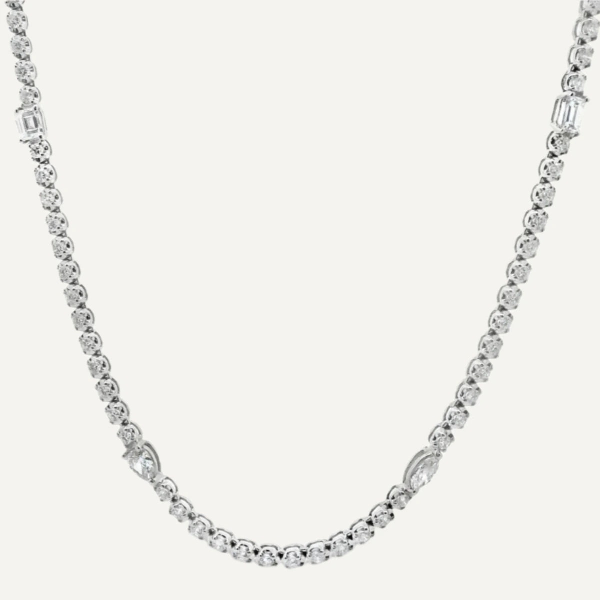 Cadena Clip tennis fancy 14K - imagen 1