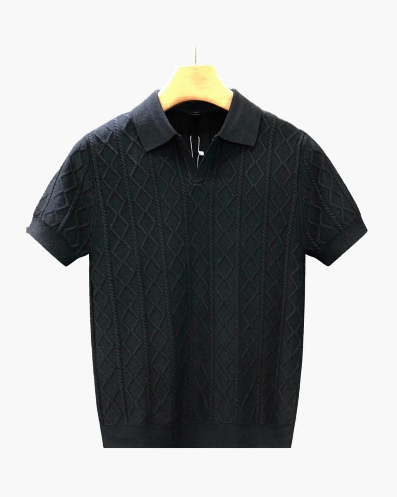Signature Textured Knit Polo - imagen 1