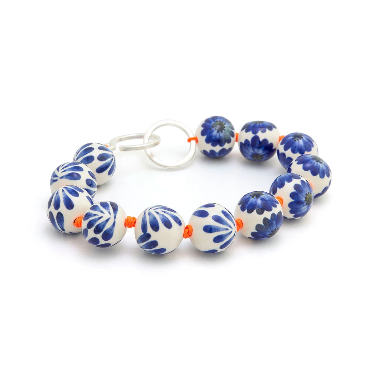 PULSERA MINI ESFERAS AZUL COBALTO - imagen 1