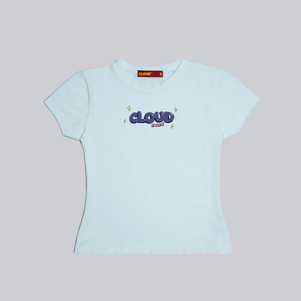 Baby tee cielo - imagen 1
