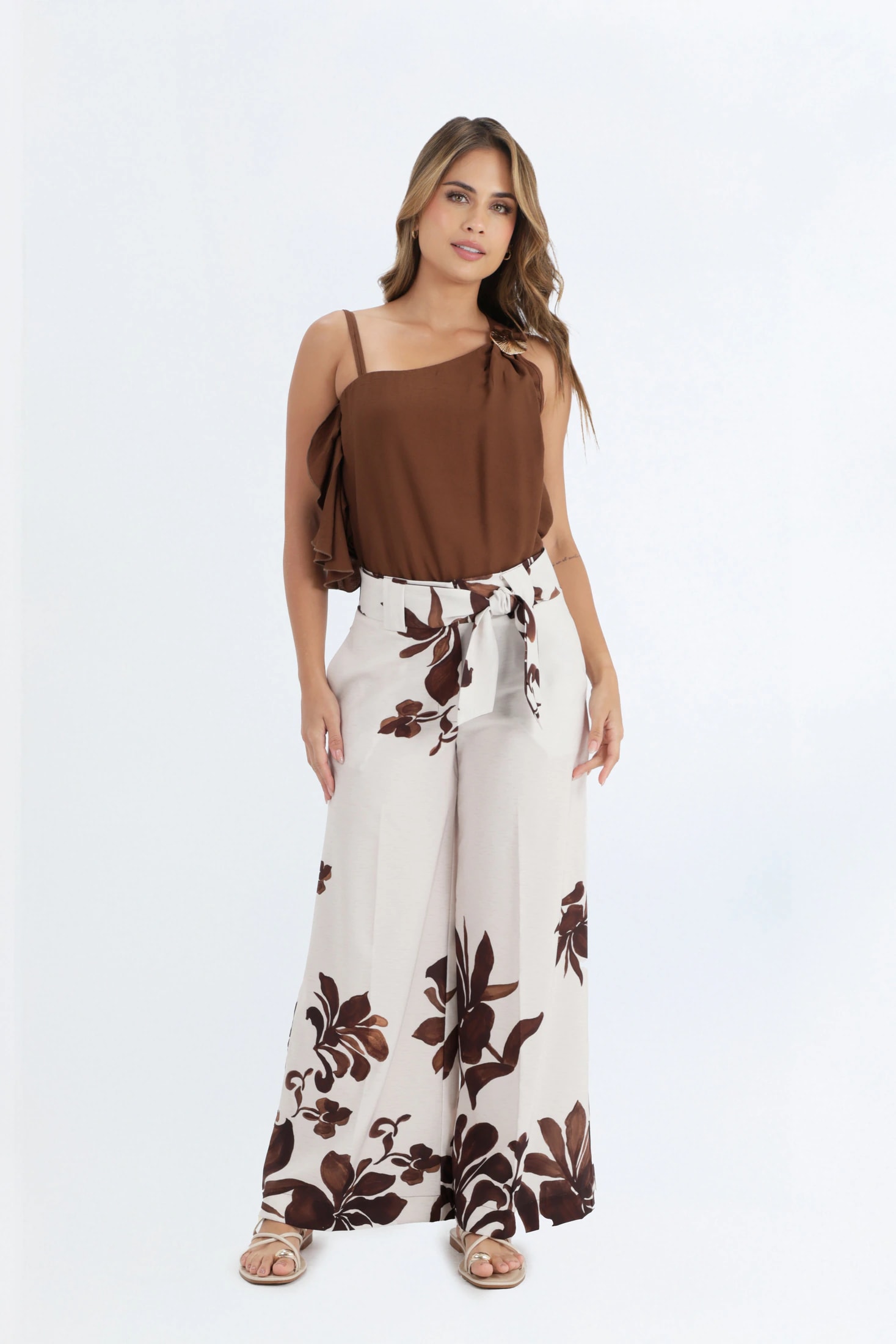 PANTALON ESTAMPADO CENEFA PARA MUJER 1196426 - imagen 1