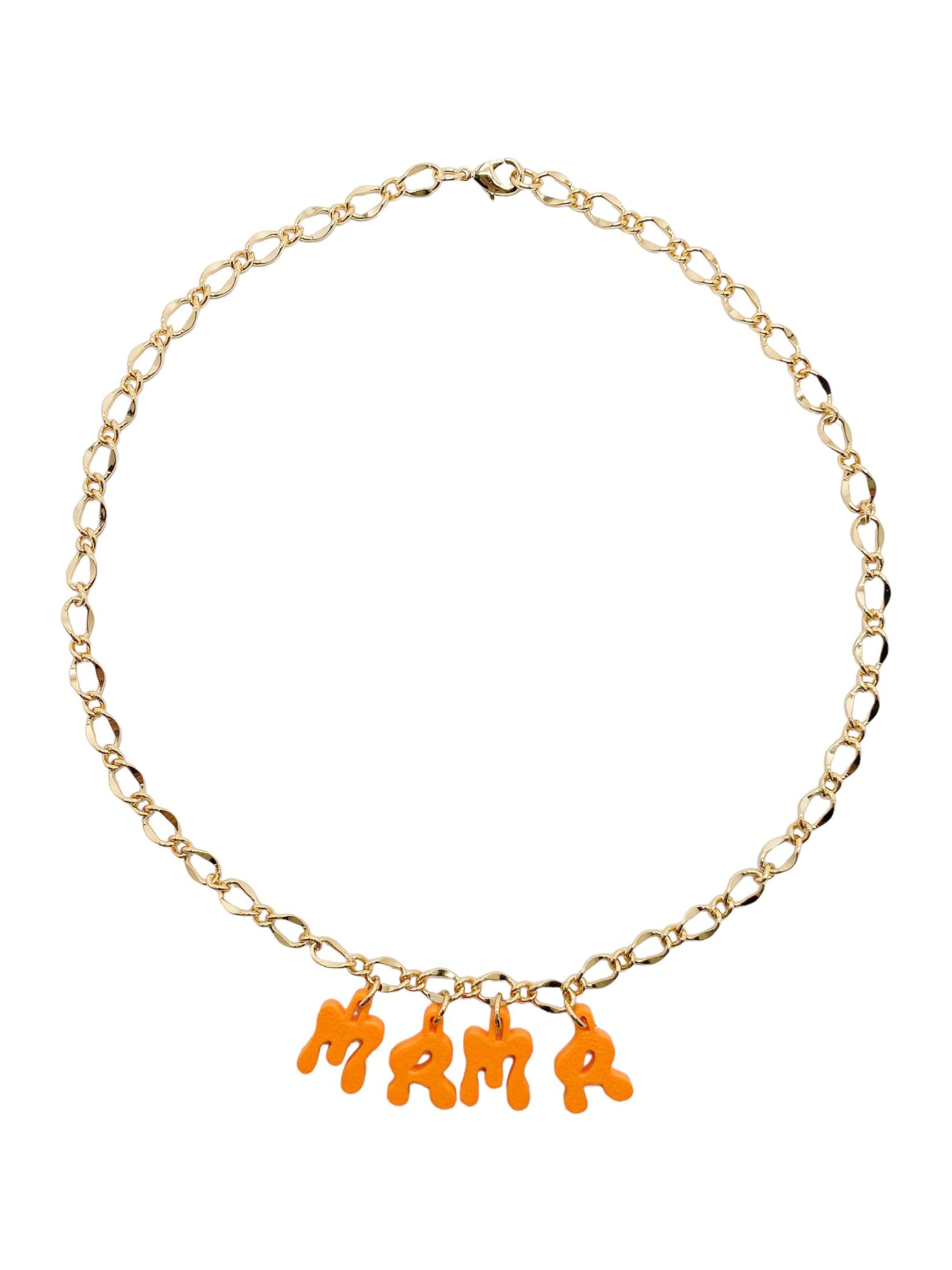 3D custom necklace 4 letters - imagen 1