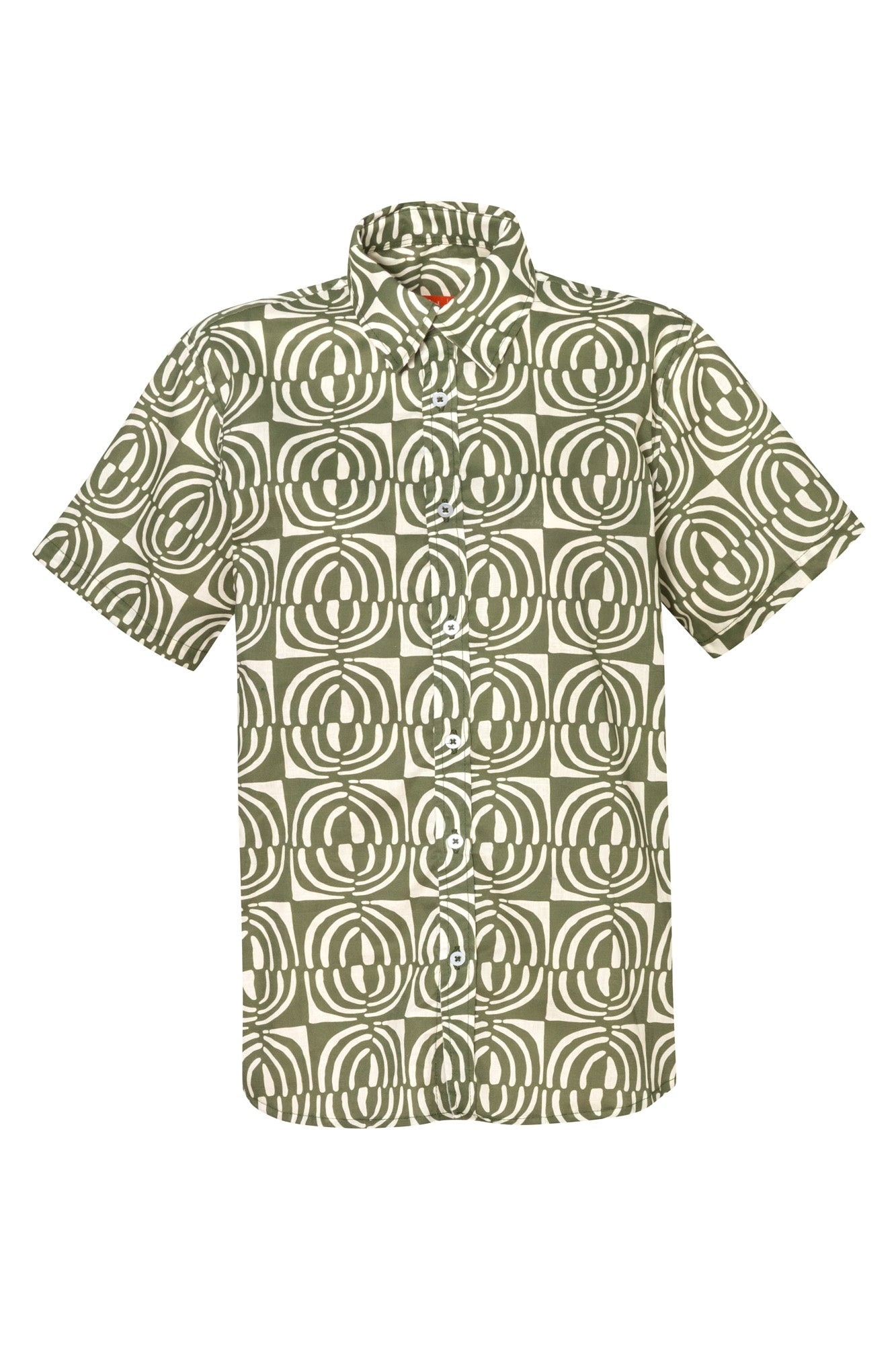 Camisa Manga Corta Duna Olive - imagen 1