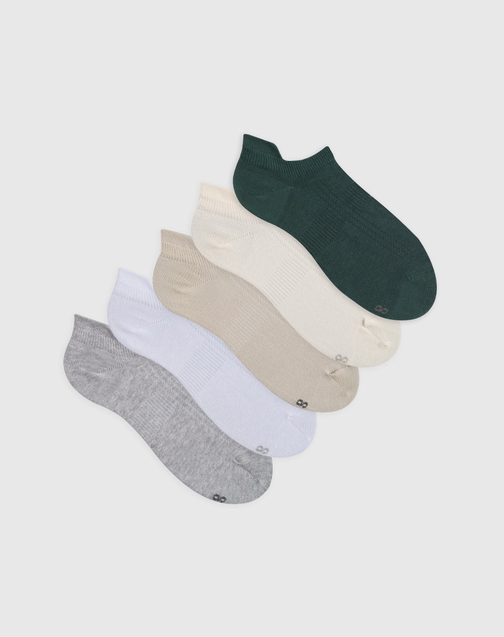 Medias mujer tobillera corta pack x5 surtido - imagen 1